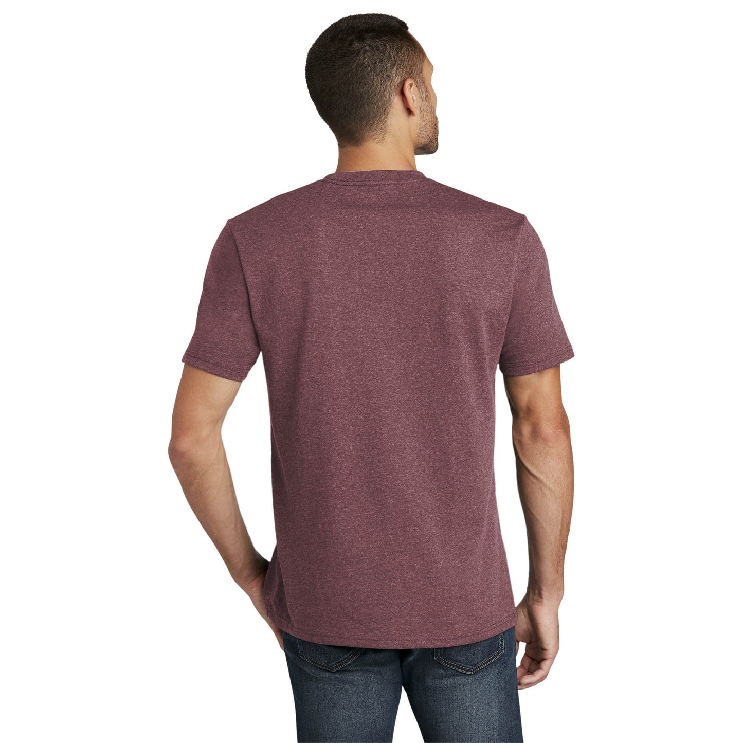 Black T-Shirts - District - Recycled Cotton Blend