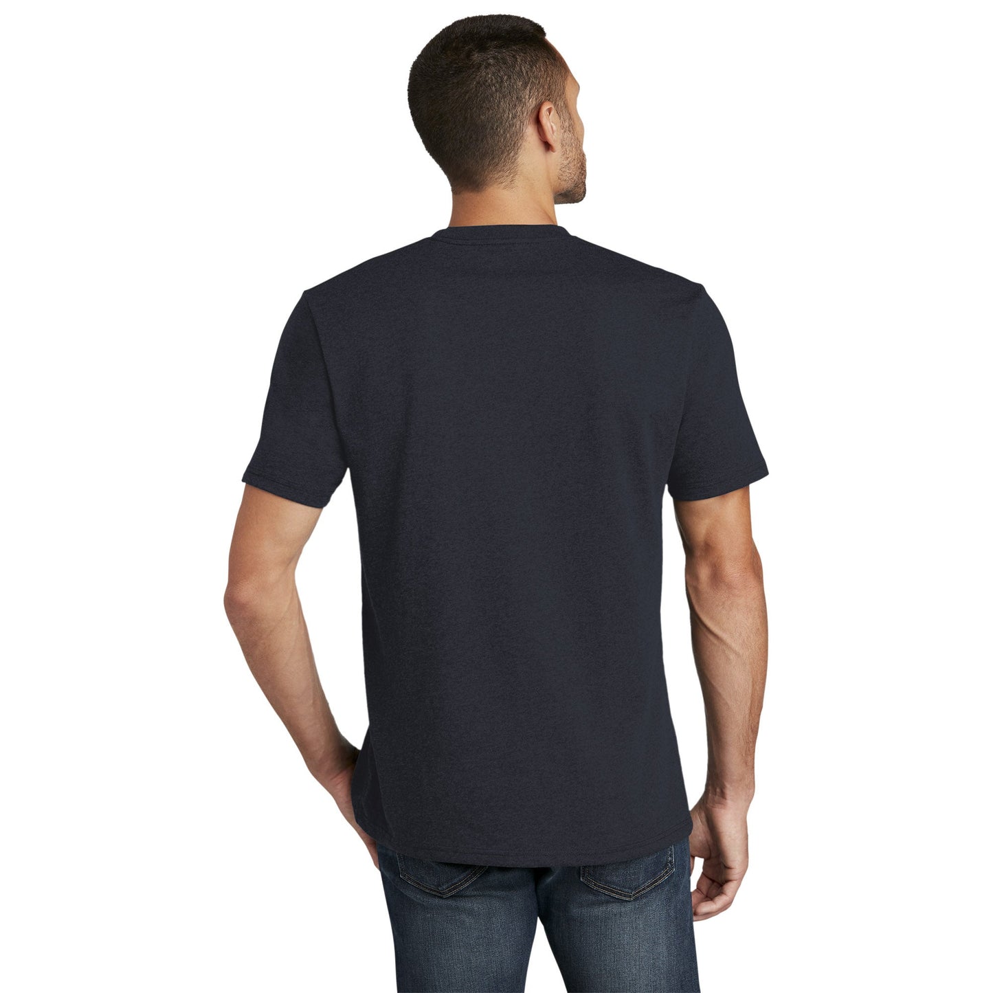 Black T-Shirts - District - Recycled Cotton Blend