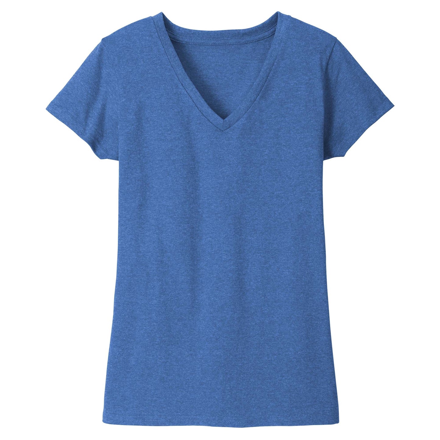 Black T-Shirts - District - Soft Eco-Friendly V-Neck - Fashion