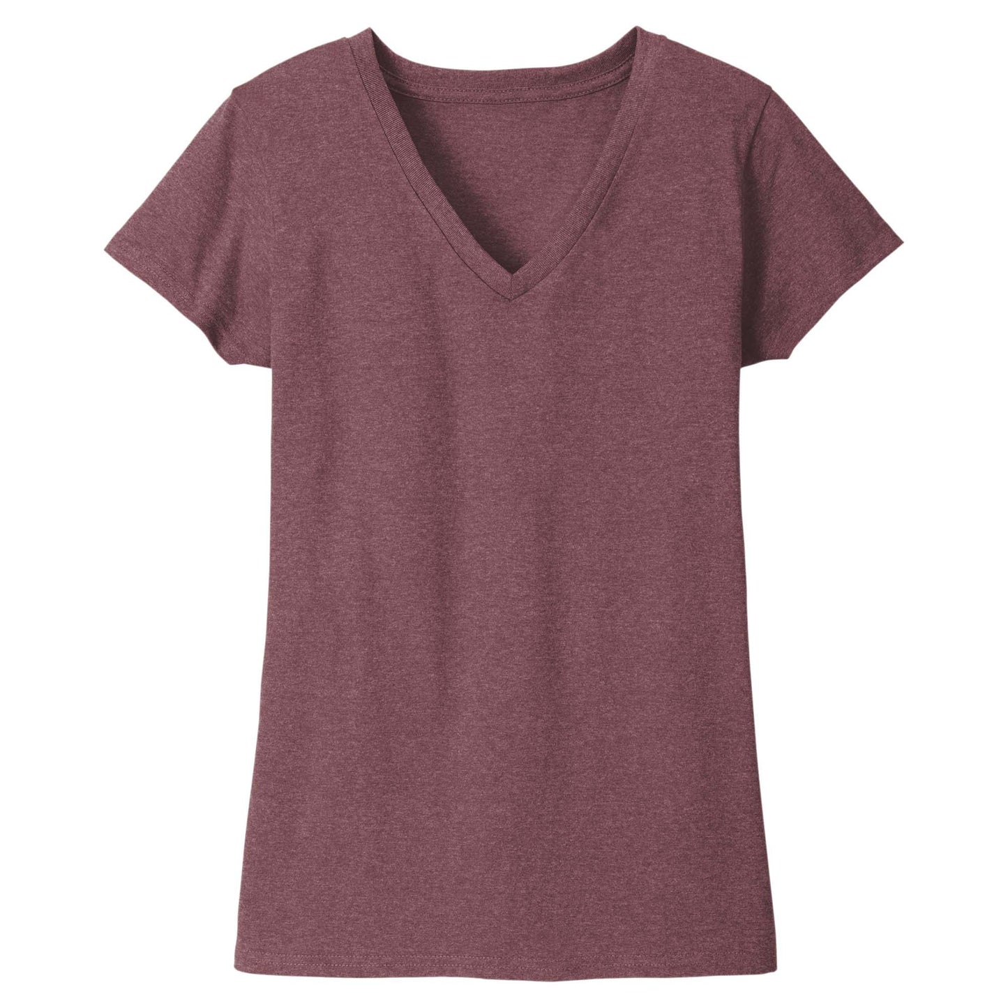 Black T-Shirts - District - Soft Eco-Friendly V-Neck - Fashion