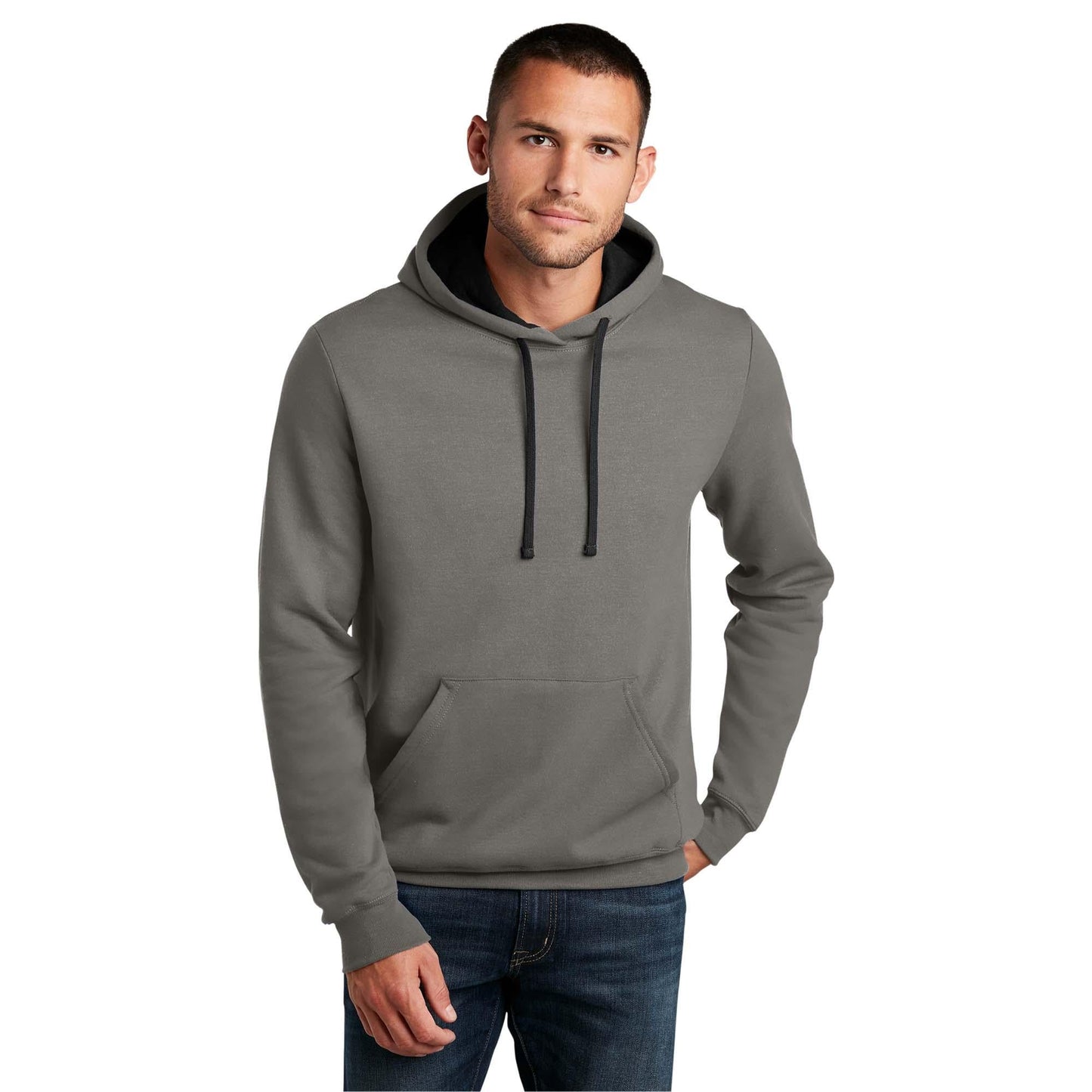 Black Sweatshirts - Cozy Hoodie - District - Soft Fleece