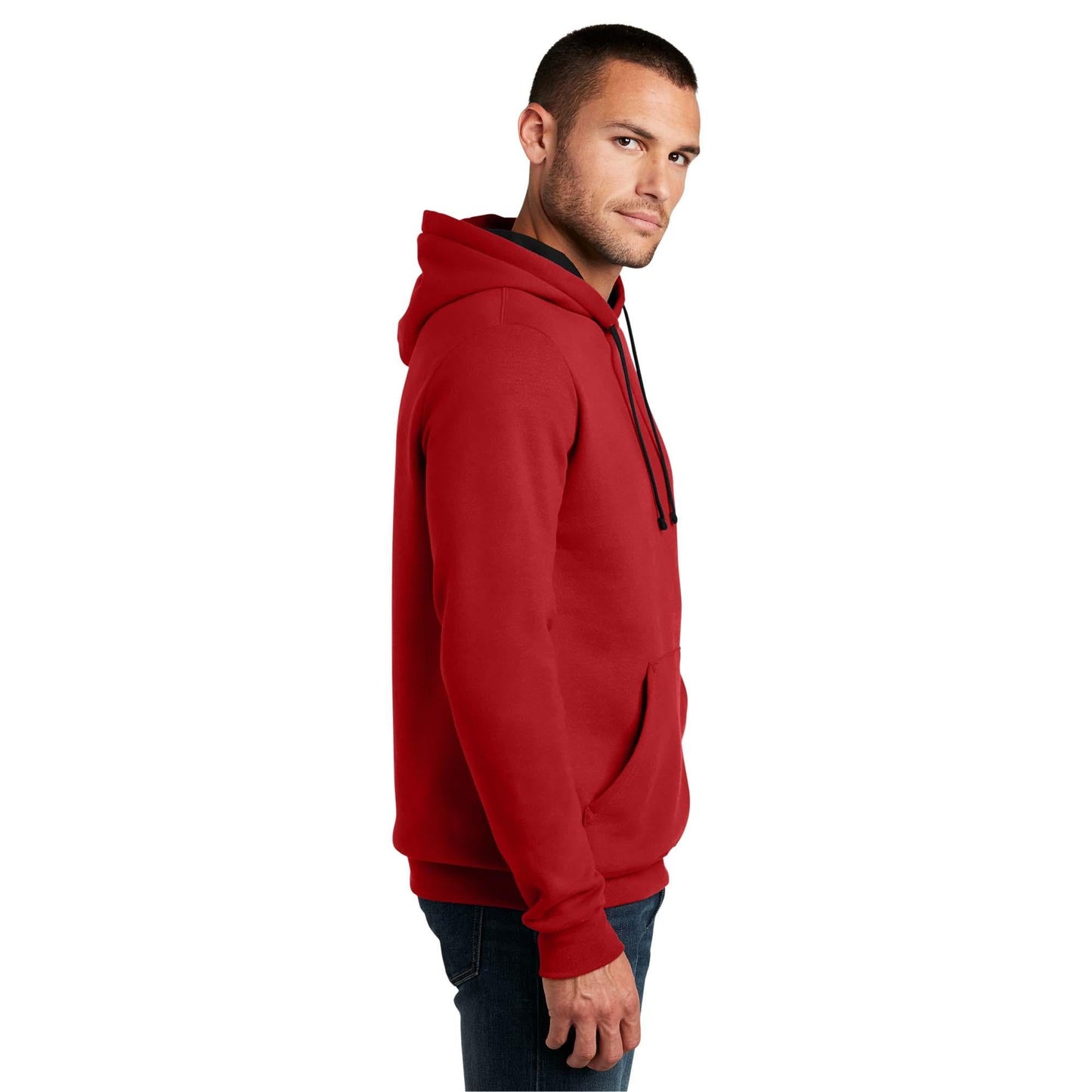 Black Sweatshirts - Cozy Hoodie - District - Soft Fleece