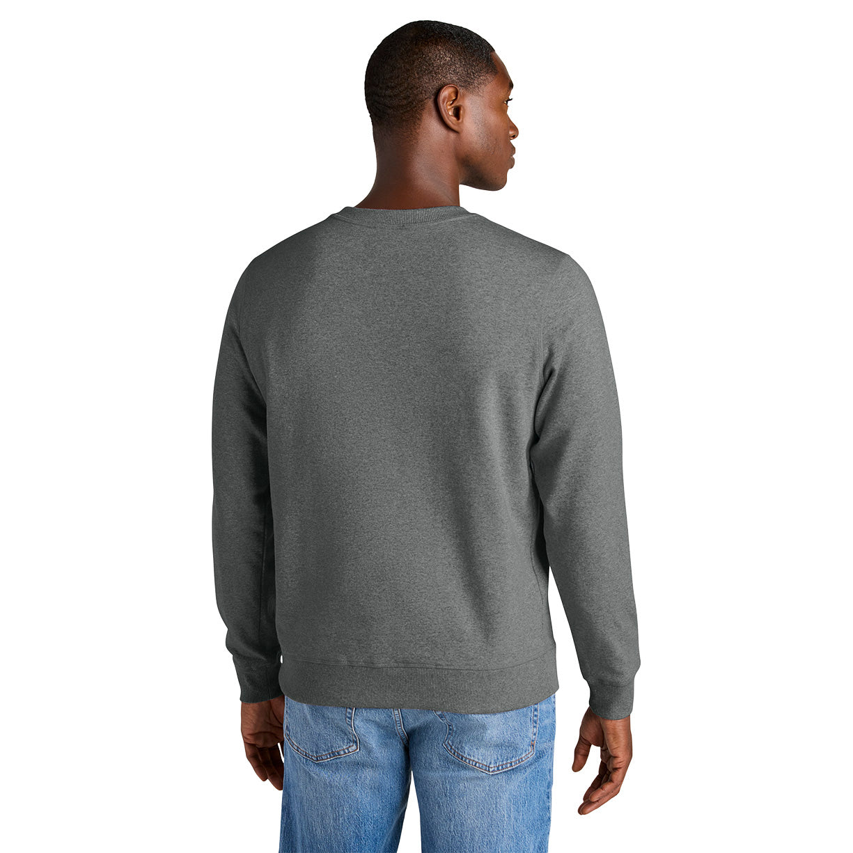 Black Sweatshirts - District - Eco-Friendly Fabric, Comfort
