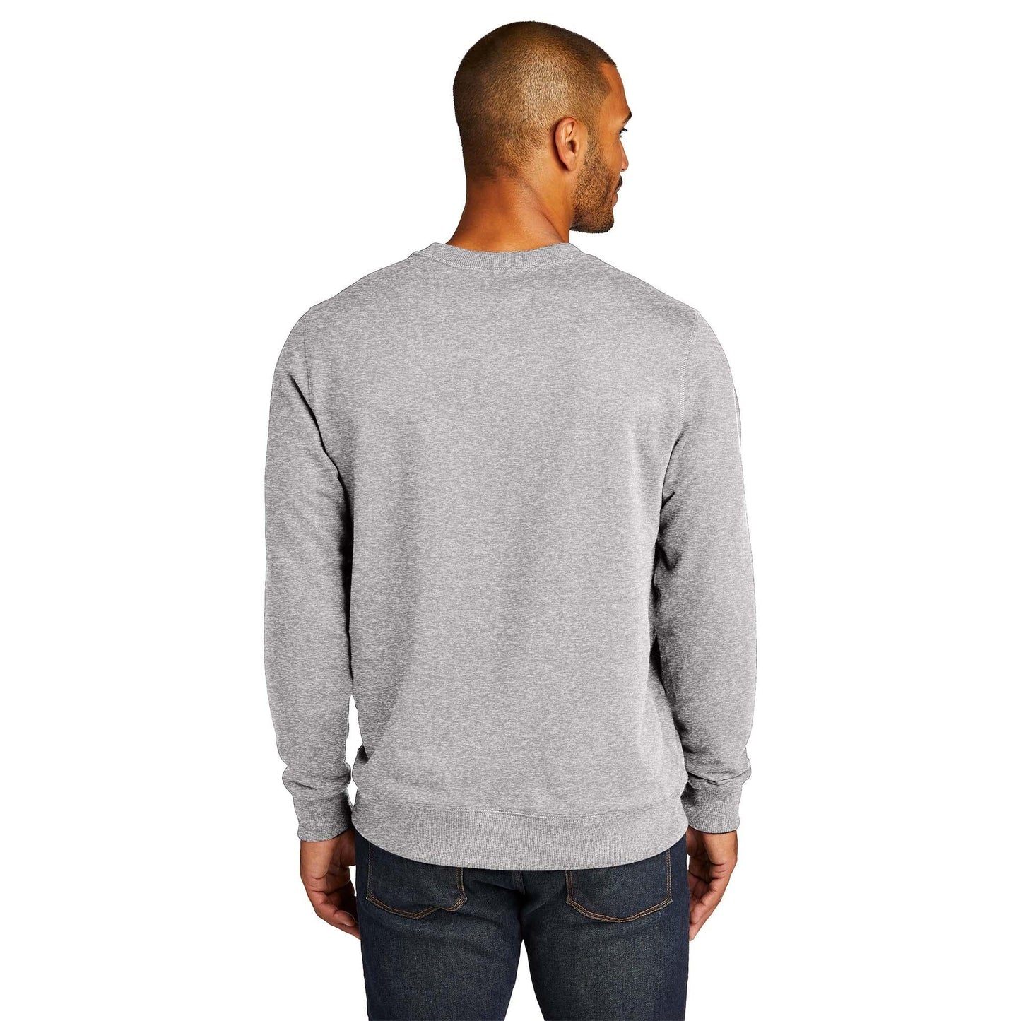 Black Sweatshirts - District - Eco-Friendly Fabric, Comfort
