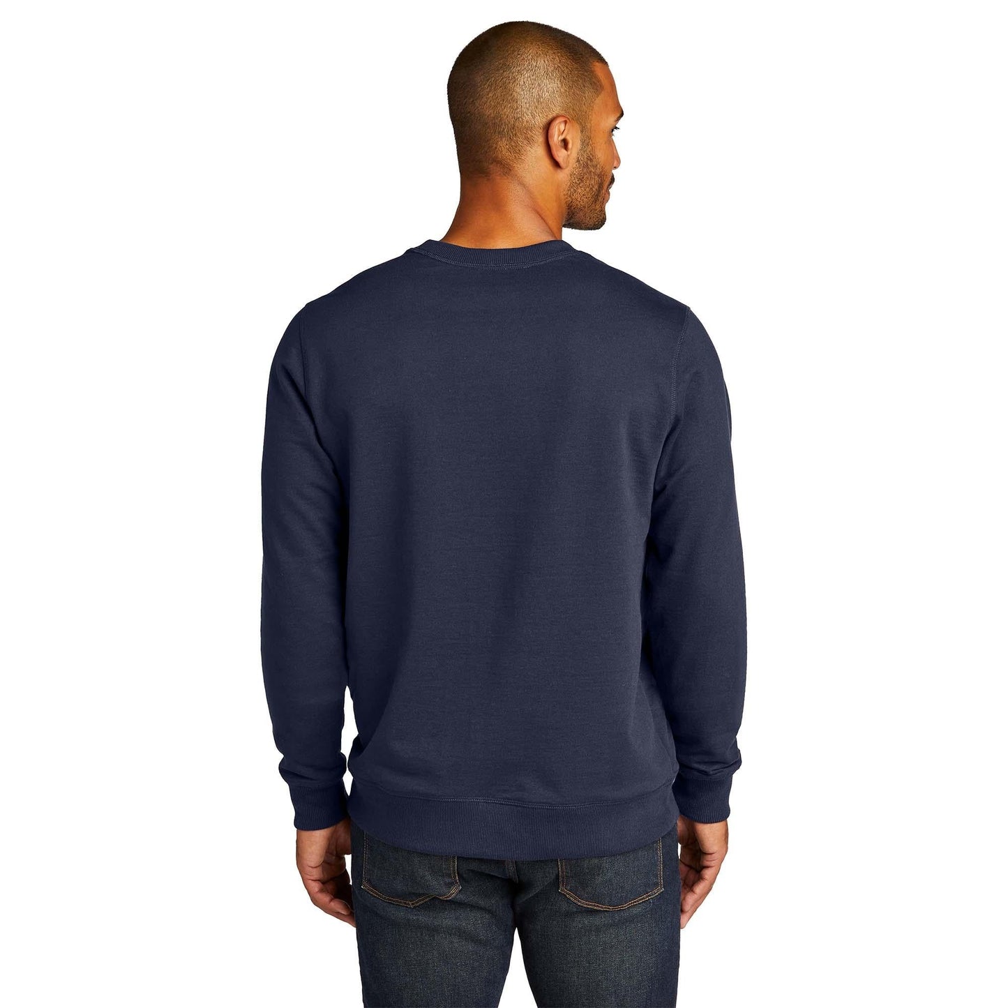Black Sweatshirts - District - Eco-Friendly Fabric, Comfort