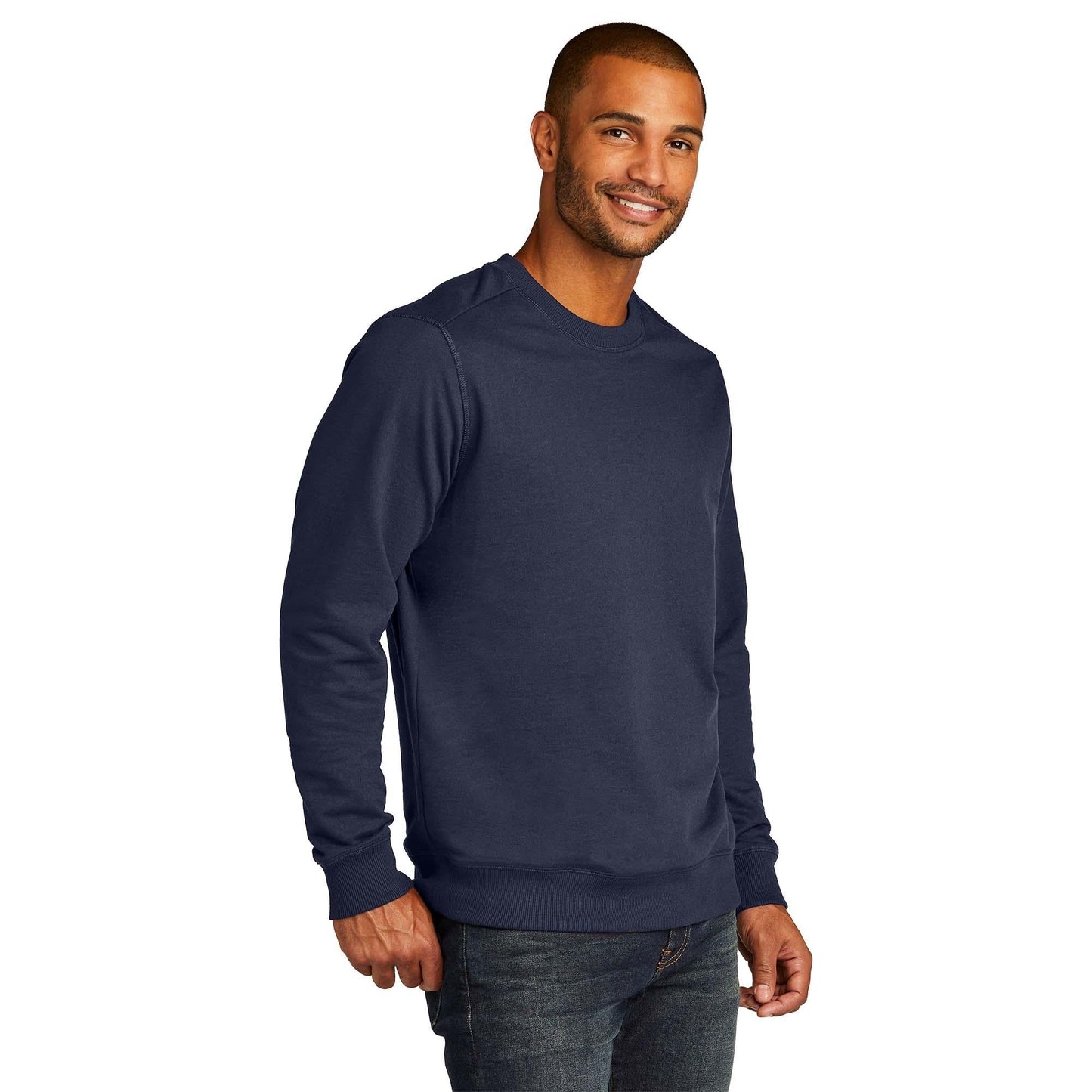 Black Sweatshirts - District - Eco-Friendly Fabric, Comfort