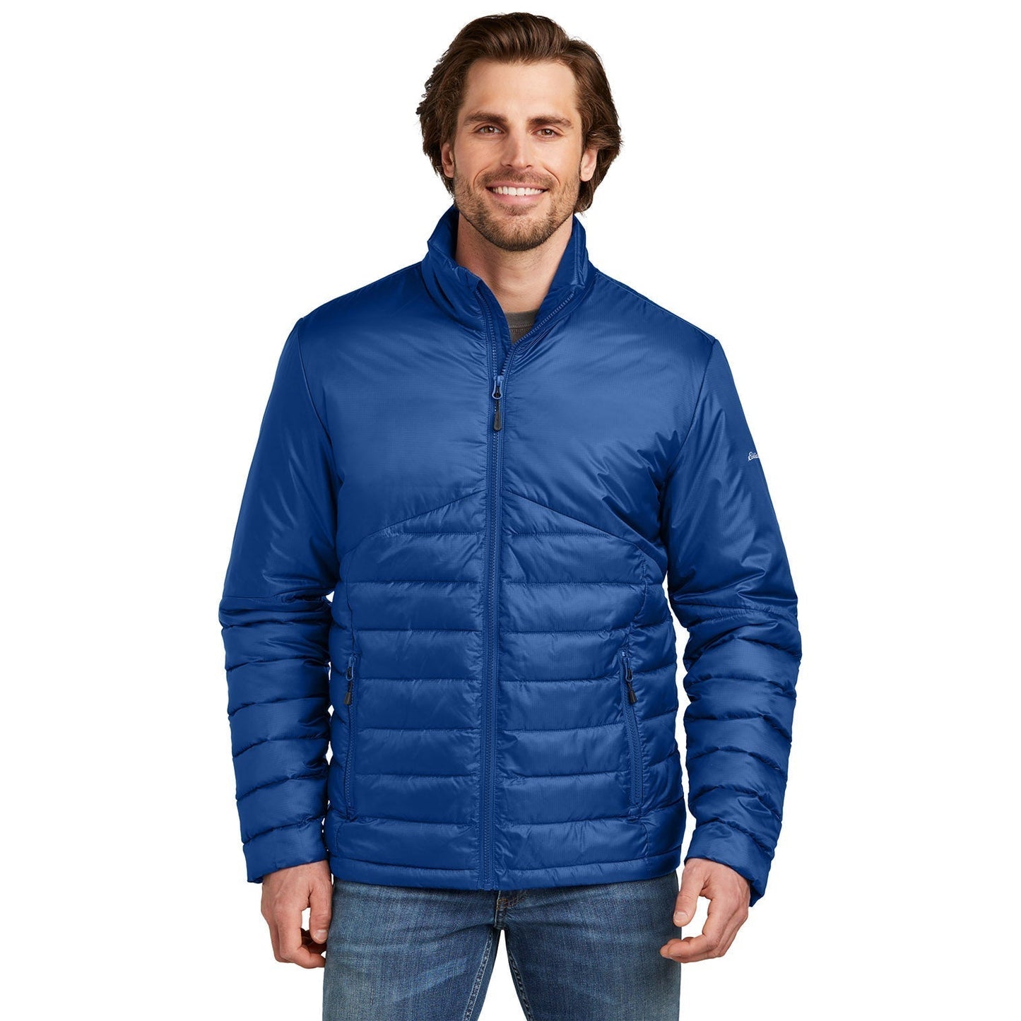 Deep Black Jacket - Eddie Bauer - Quilted Design