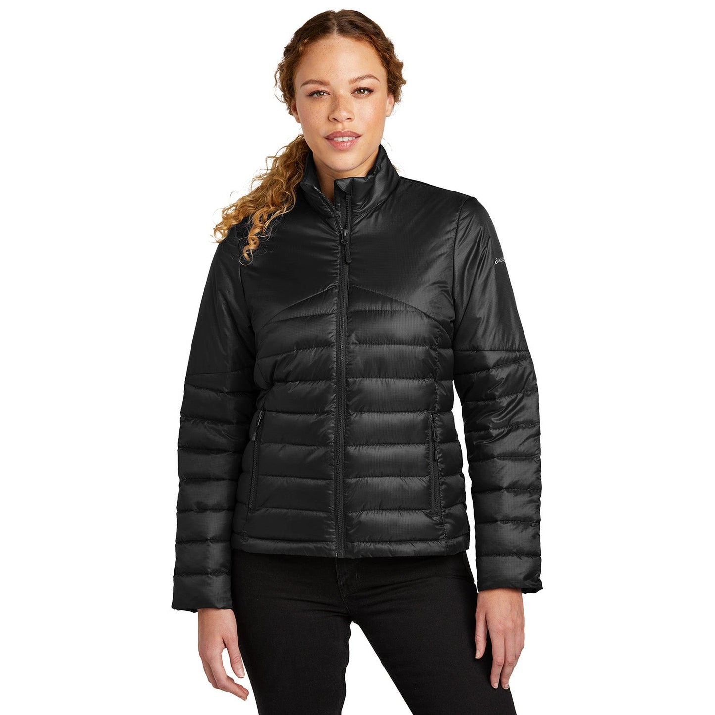 Deep Black Jackets - Eddie Bauer - Quilted Design