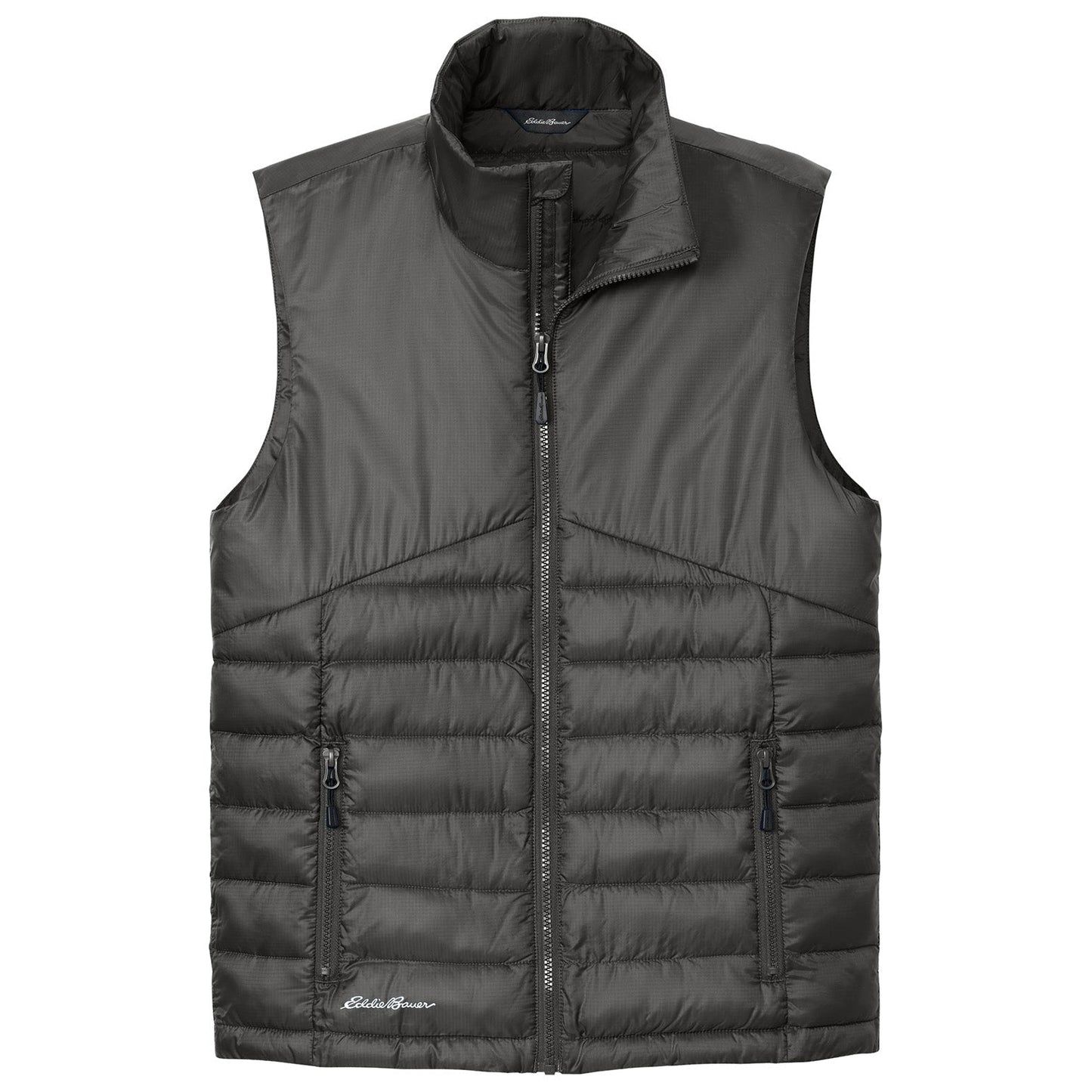 Deep Black Vests - Eddie Bauer - Quilted Design