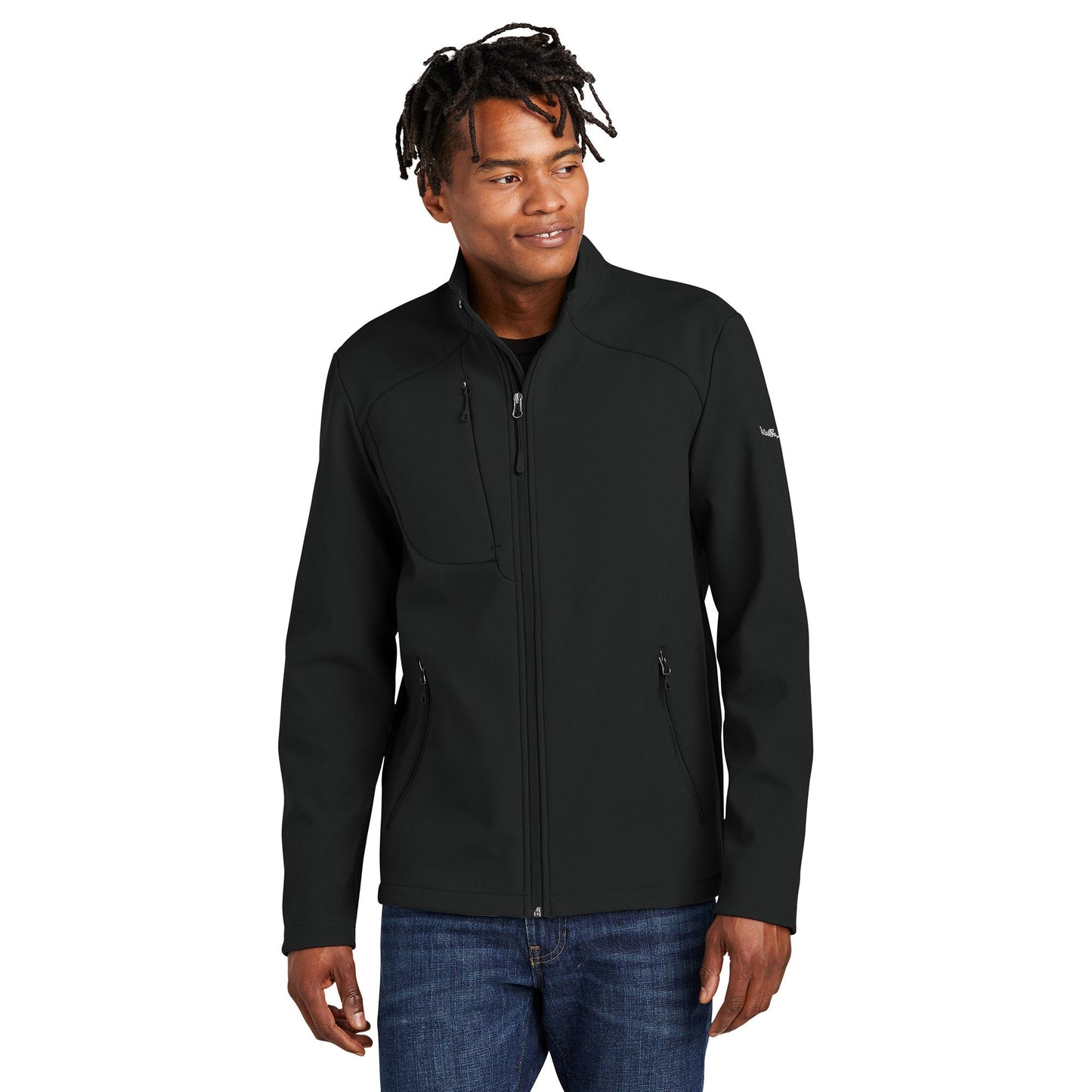 Deep Black Jackets - Eddie Bauer - Stretch Soft Shell