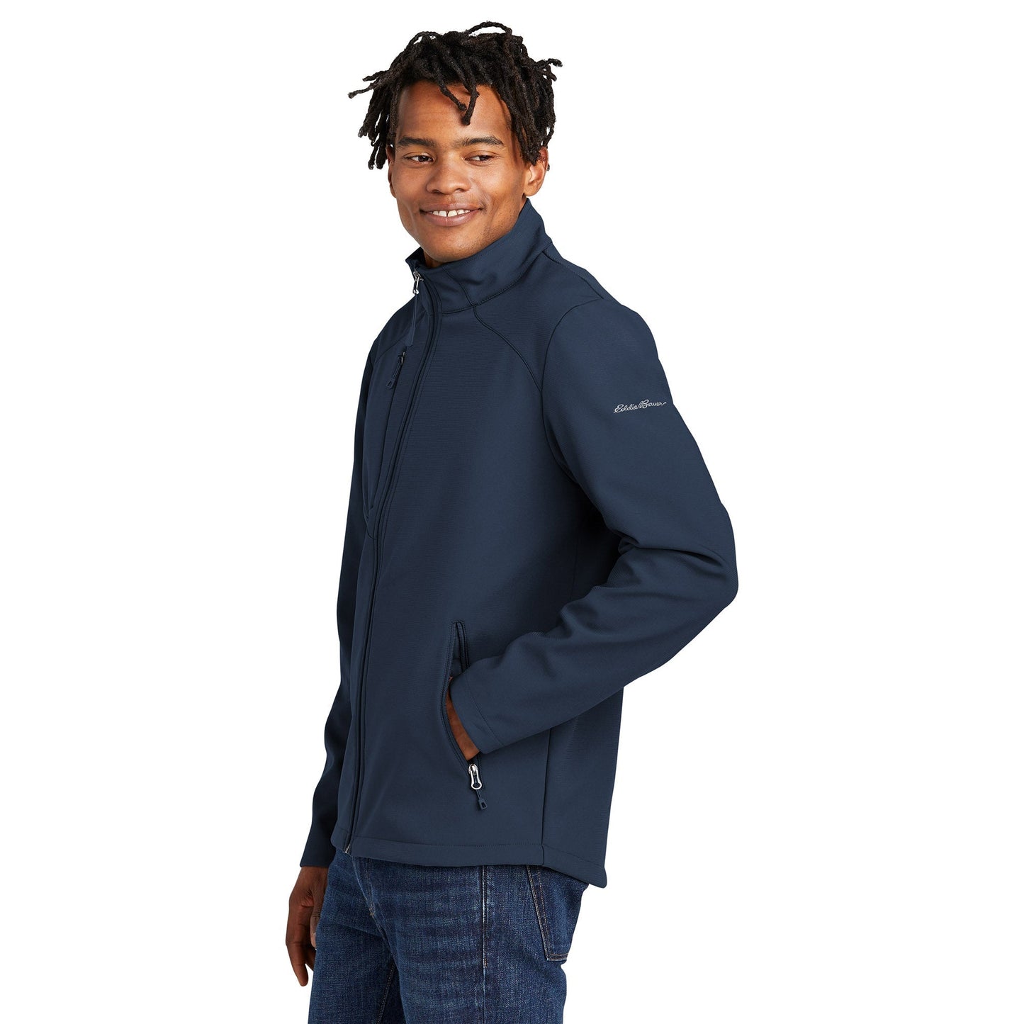Deep Black Jackets - Eddie Bauer - Stretch Soft Shell