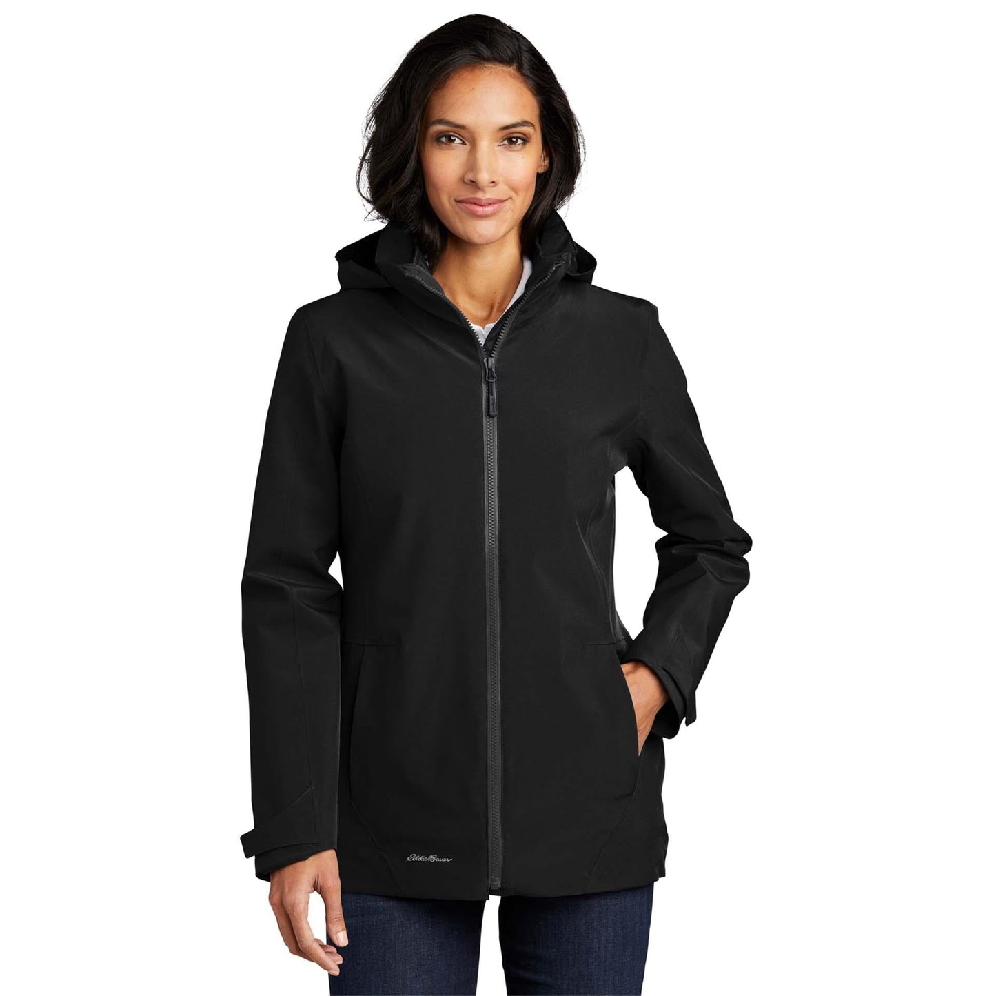 Black/Storm Grey Jacket - Eddie Bauer - Weatherproof Design