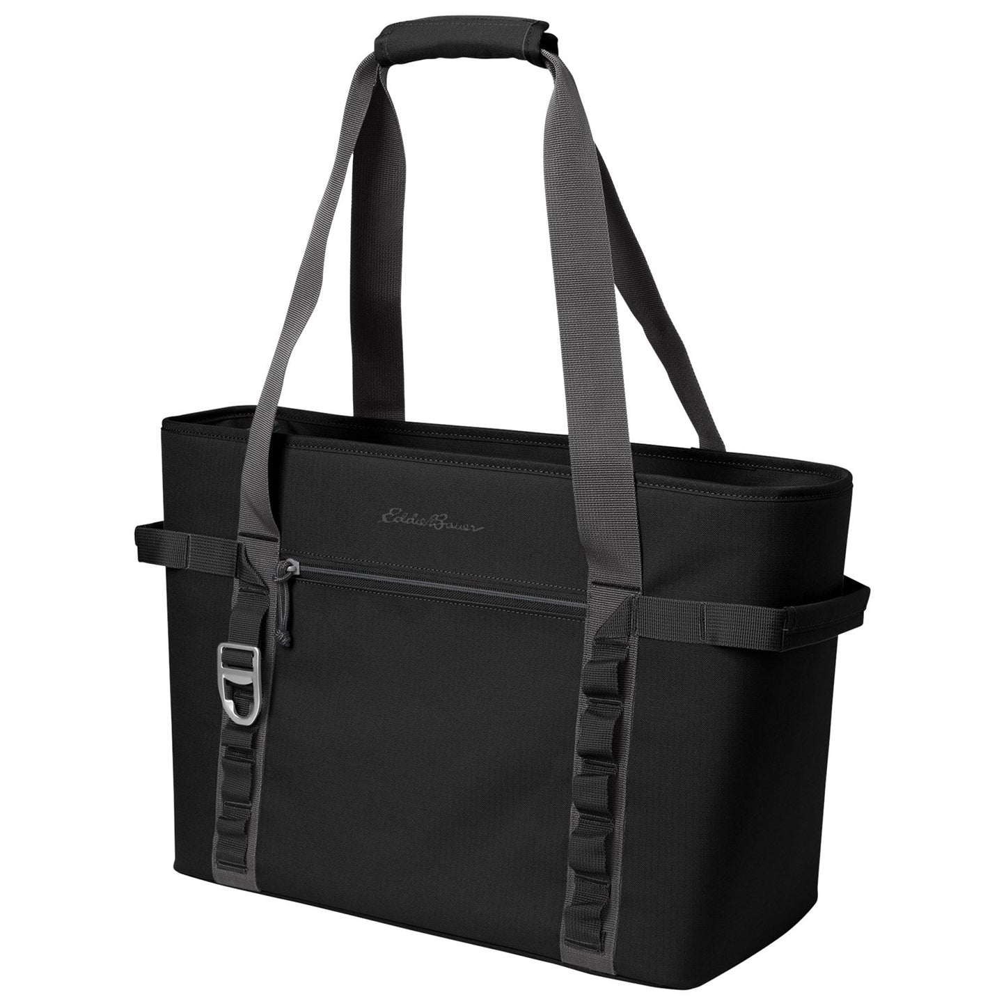 Black/Grey Steel Tote Bag - Eddie Bauer - Insulated Design