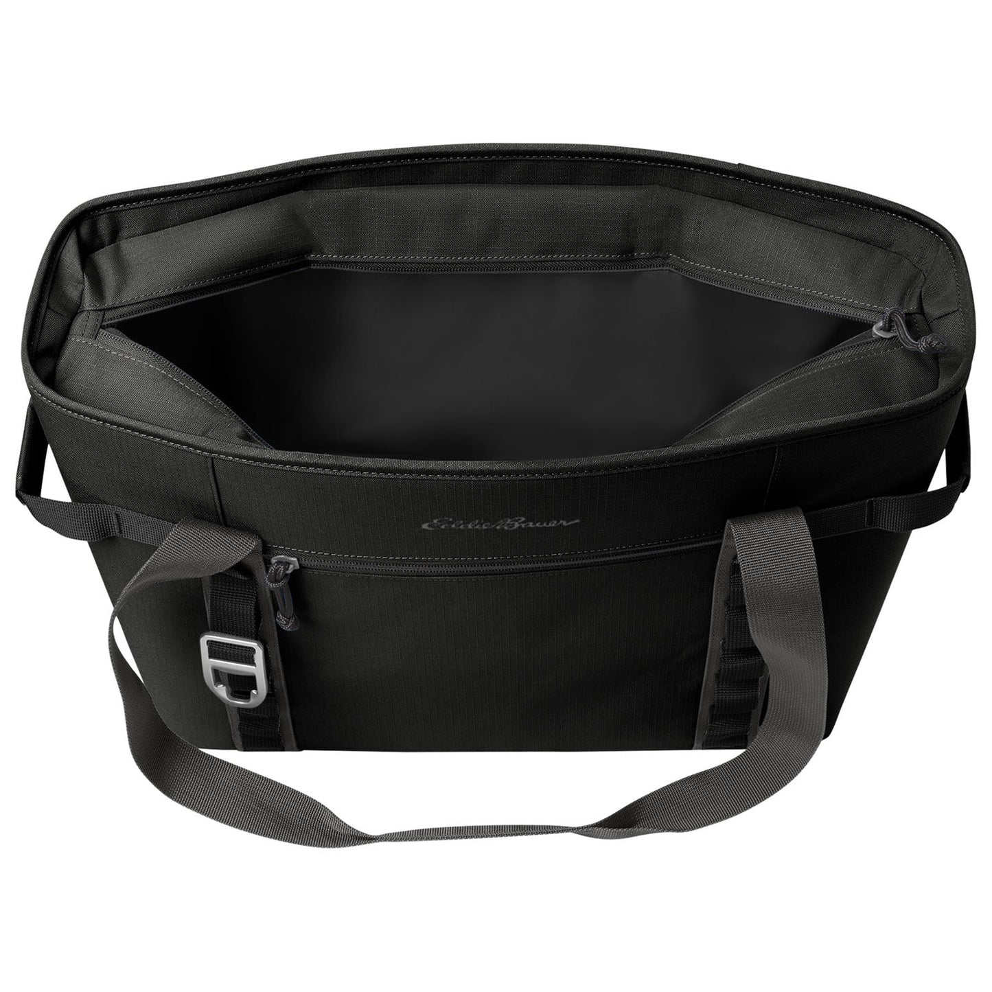 Black/Grey Steel Tote Bag - Eddie Bauer - Insulated Design