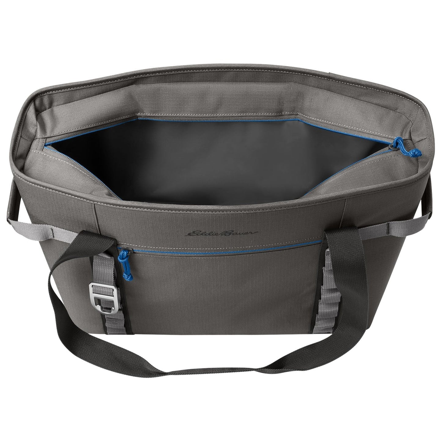 Black/Grey Steel Tote Bag - Eddie Bauer - Insulated Design