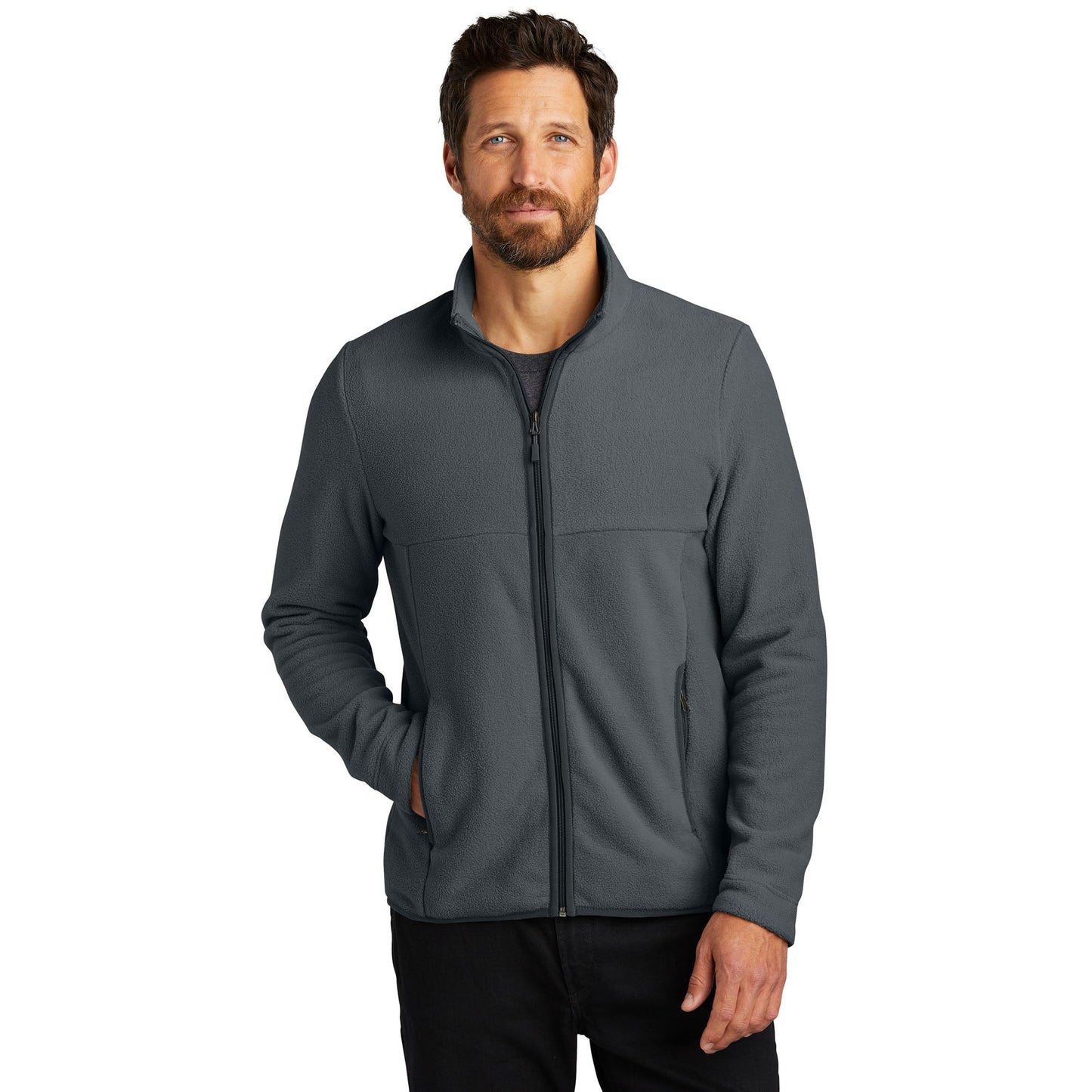 Charcoal Fleece Jacket - Port Authority - Cozy Layer