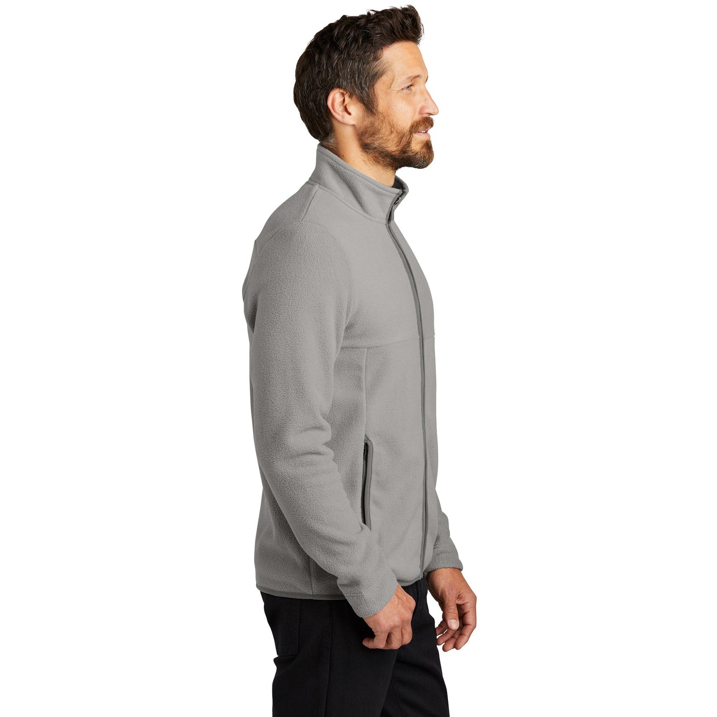 Charcoal Fleece Jacket - Port Authority - Cozy Layer