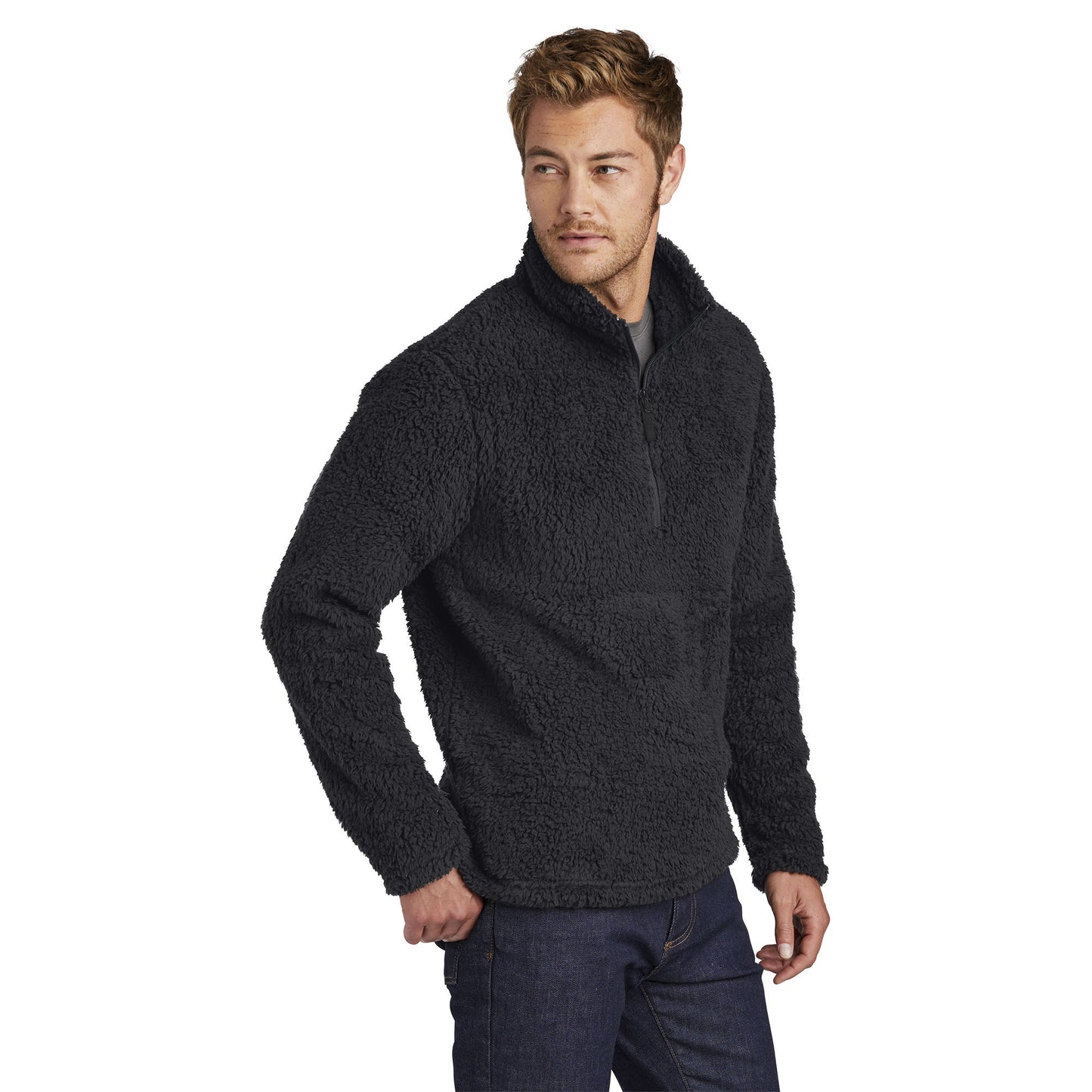 Black Cozy Sweatshirt - Port Authority - Warm Fleece