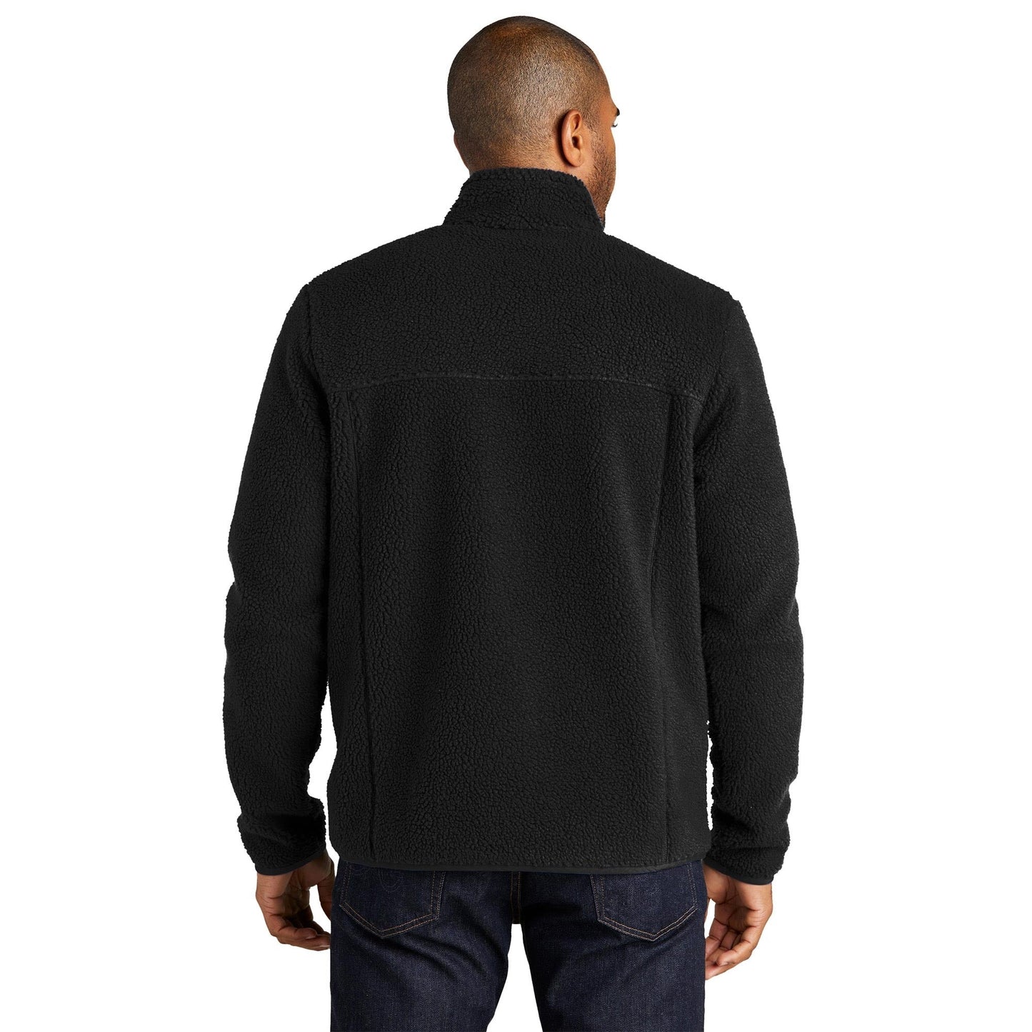 Deep Black Sweatshirt - Port Authority - Warm Fleece