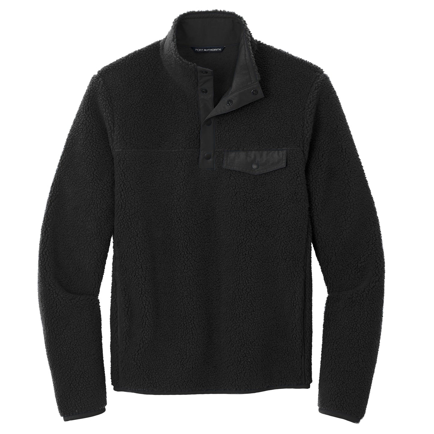 Deep Black Sweatshirt - Port Authority - Warm Fleece