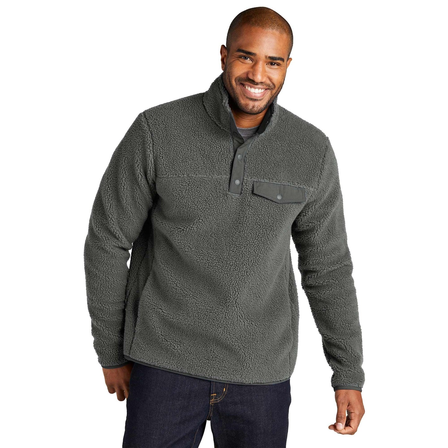 Deep Black Sweatshirt - Port Authority - Warm Fleece