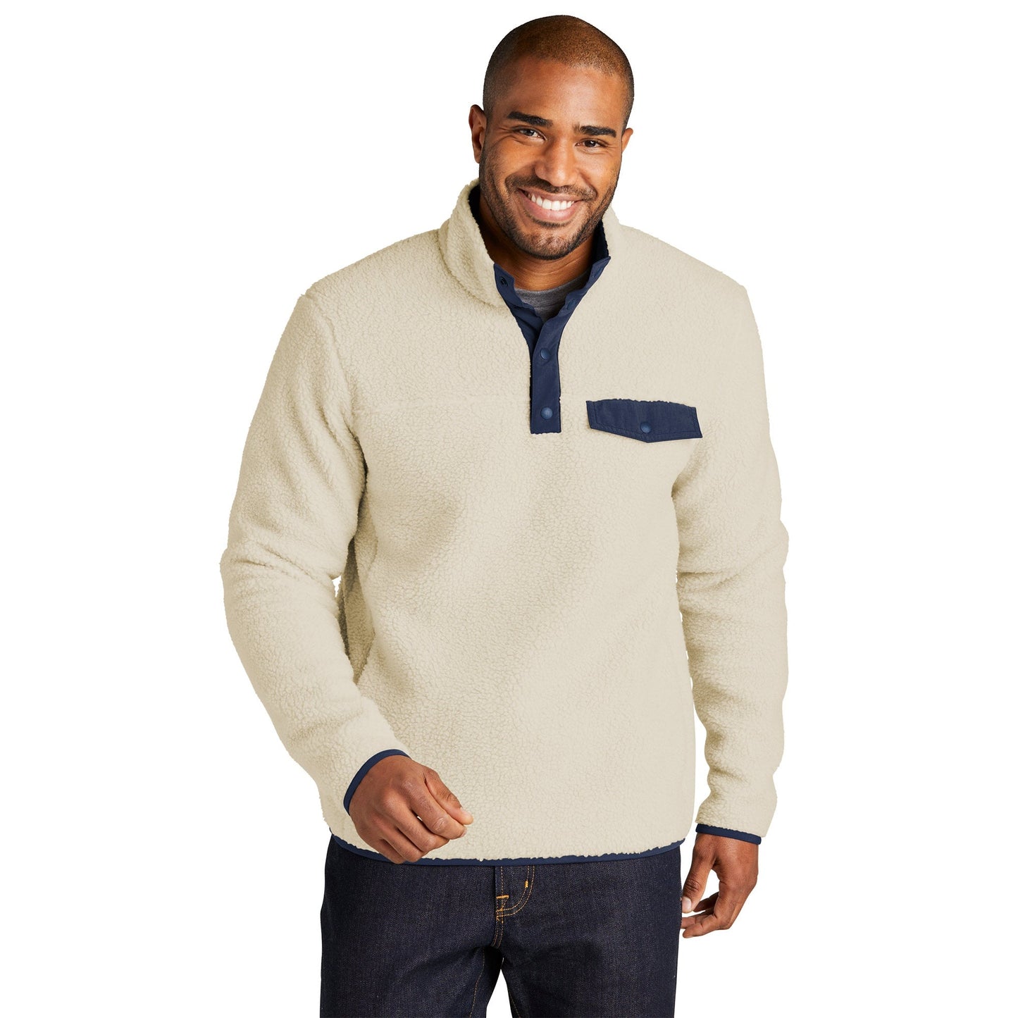 Deep Black Sweatshirt - Port Authority - Warm Fleece