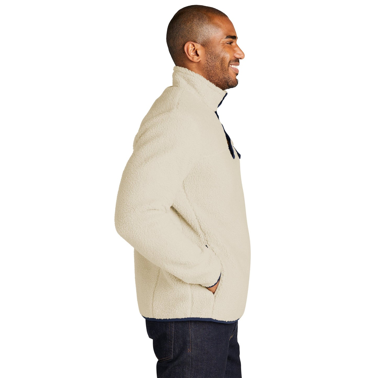 Deep Black Sweatshirt - Port Authority - Warm Fleece