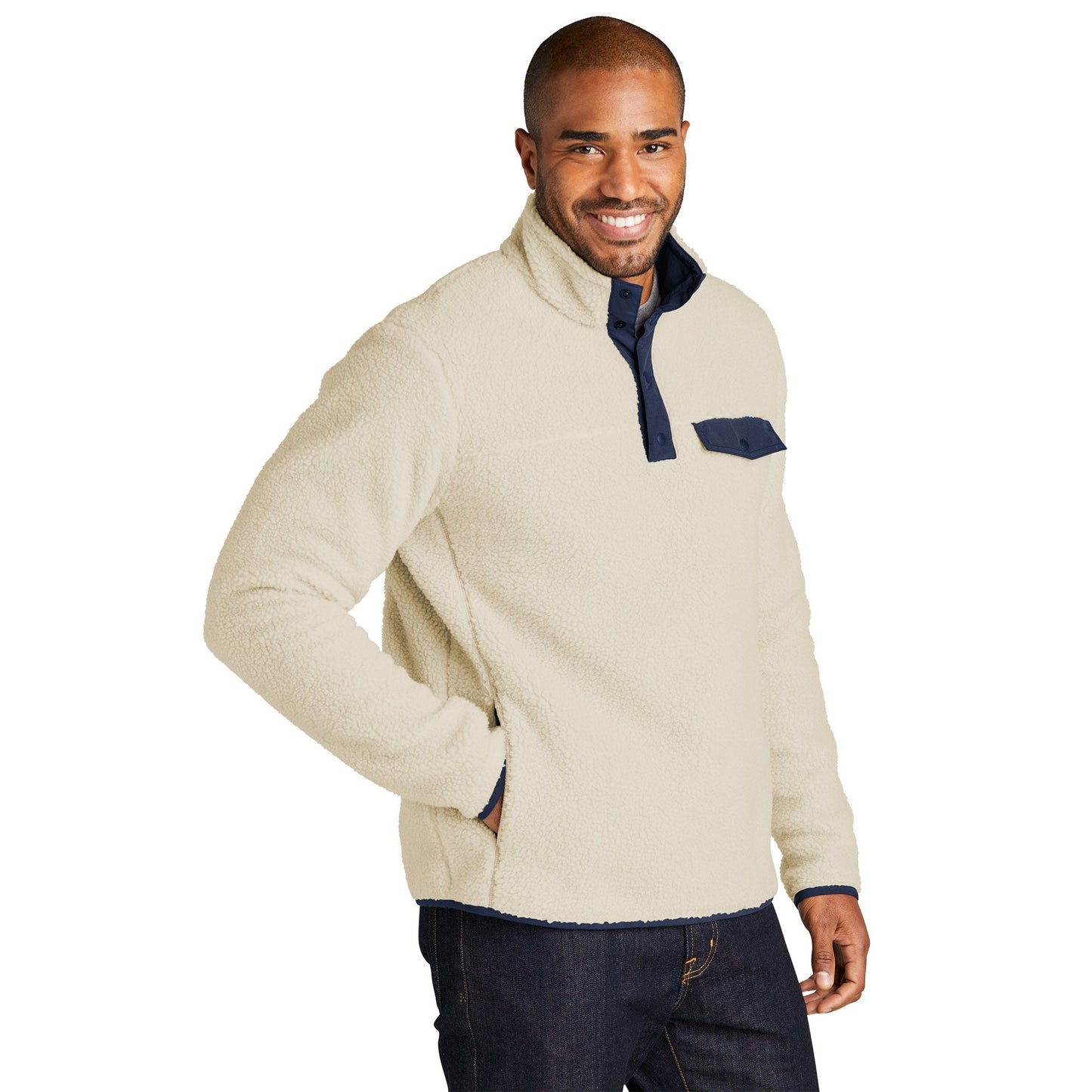 Deep Black Sweatshirt - Port Authority - Warm Fleece