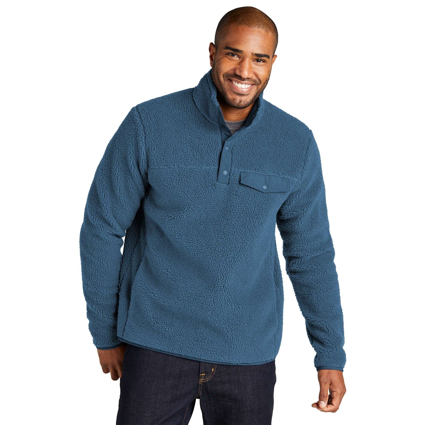 Deep Black Sweatshirt - Port Authority - Warm Fleece