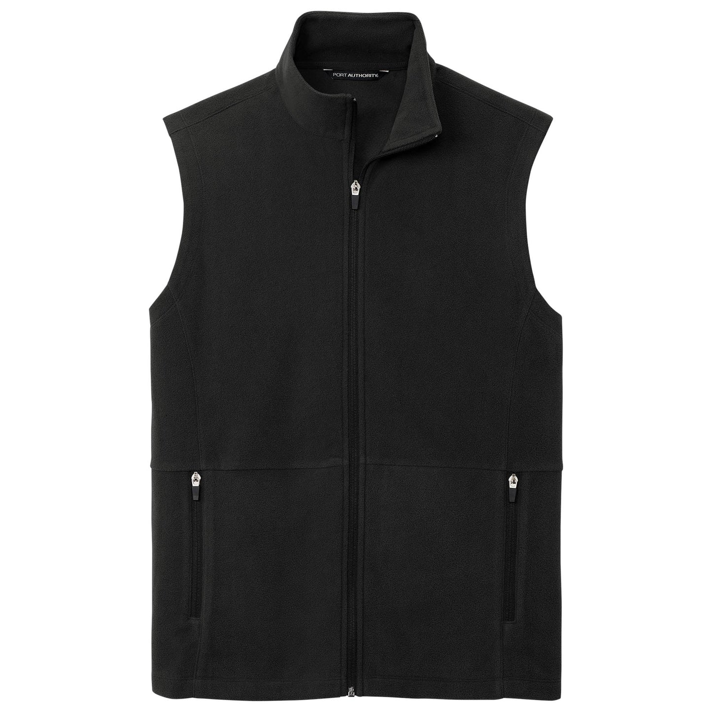 Black Microfleece Vests - Port Authority - Soft Fabric