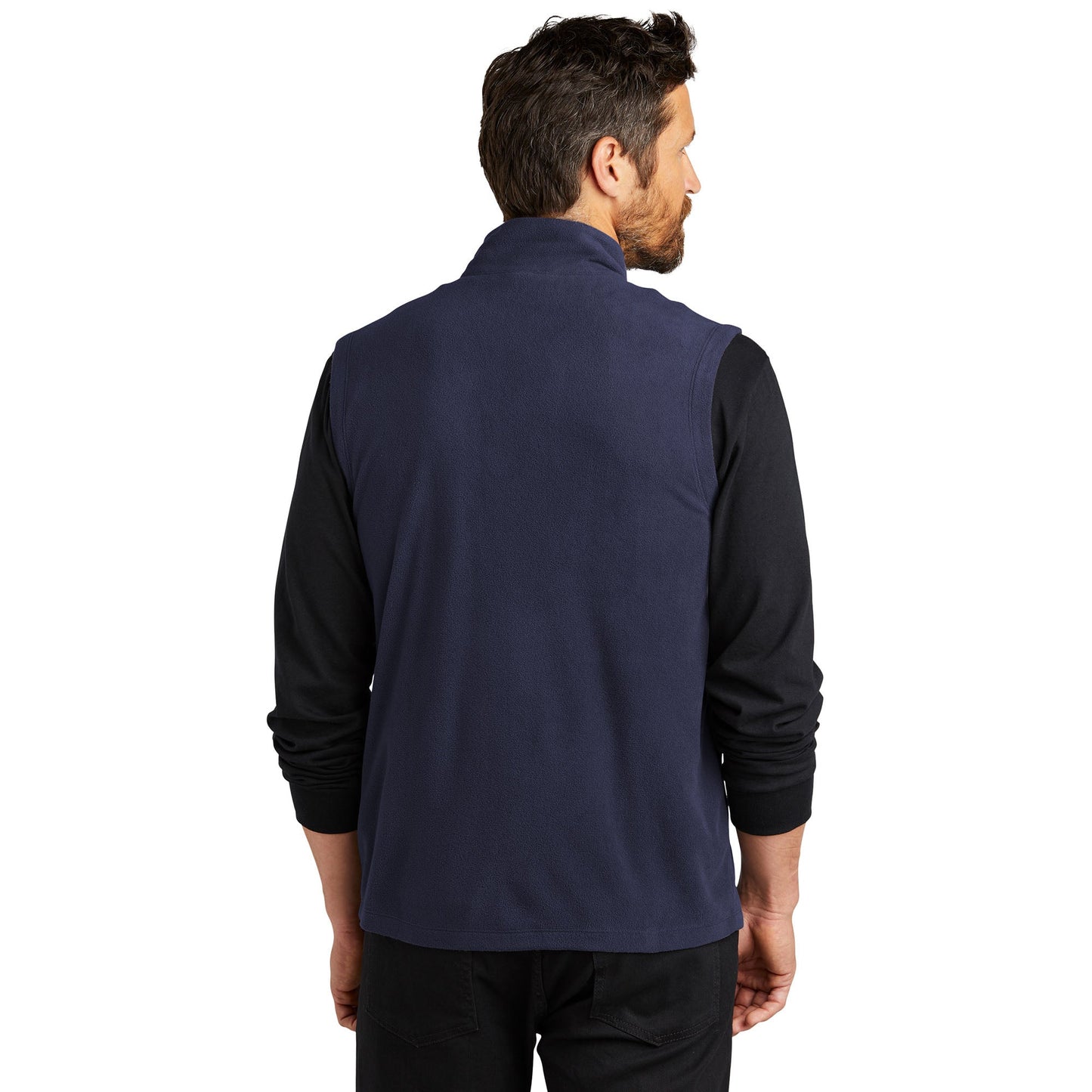 Black Microfleece Vests - Port Authority - Soft Fabric