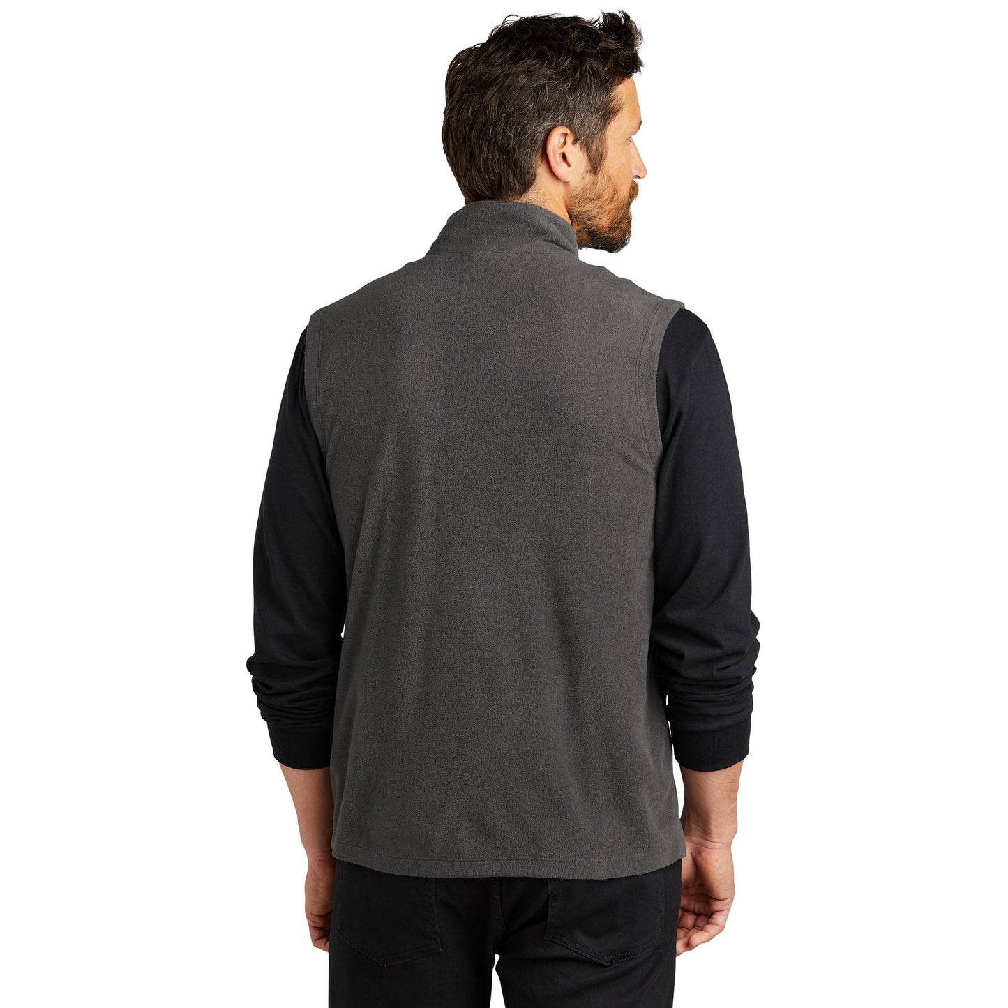 Black Microfleece Vests - Port Authority - Soft Fabric