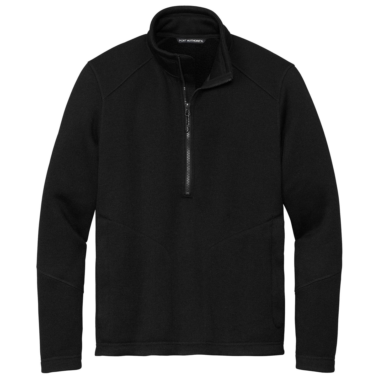 Deep Black Sweatshirt - Port & Company - Cozy Fleece - Soft Feel