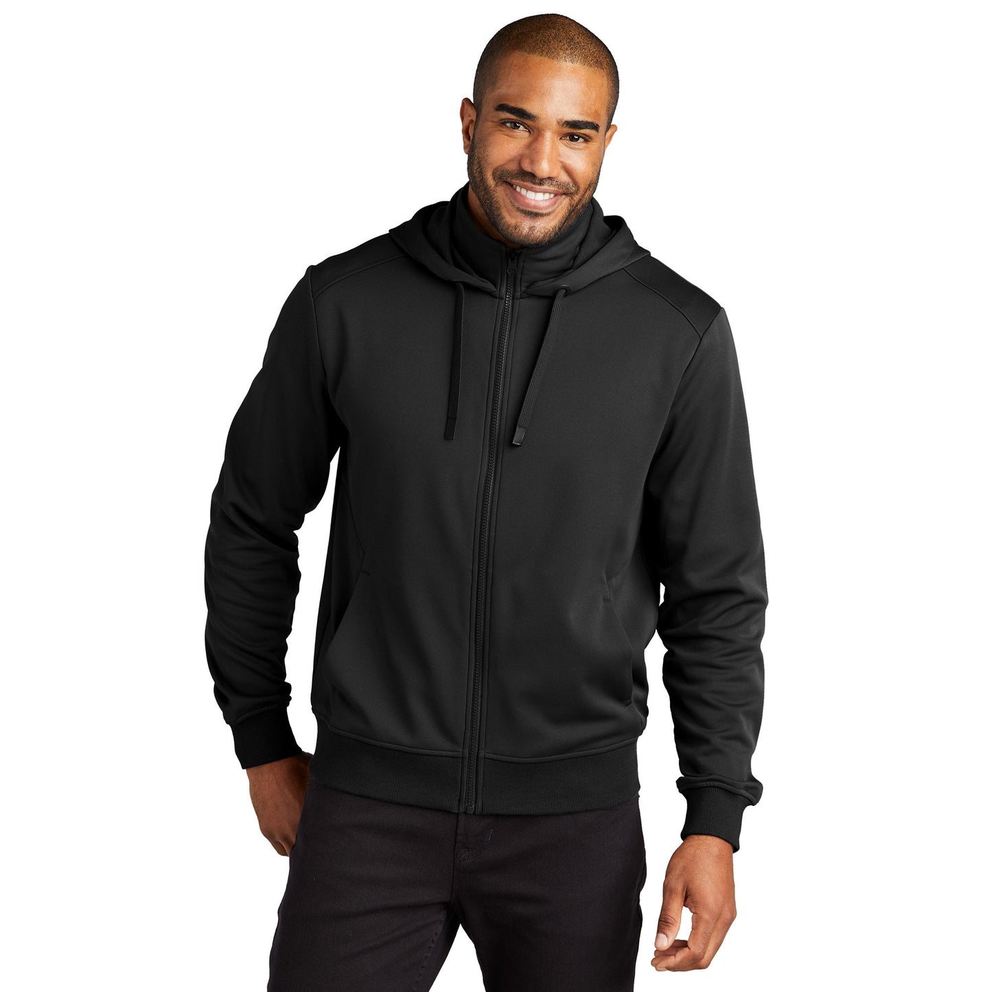 Black Jackets - Port Authority - Cozy Fleece Material