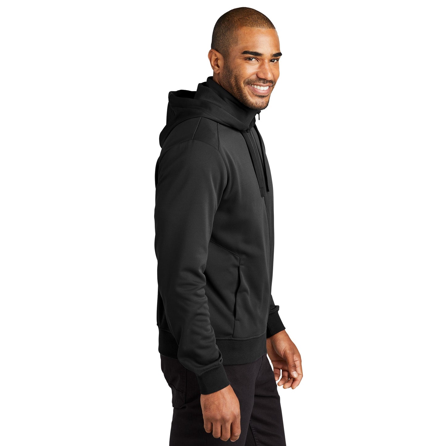 Black Jackets - Port Authority - Cozy Fleece Material