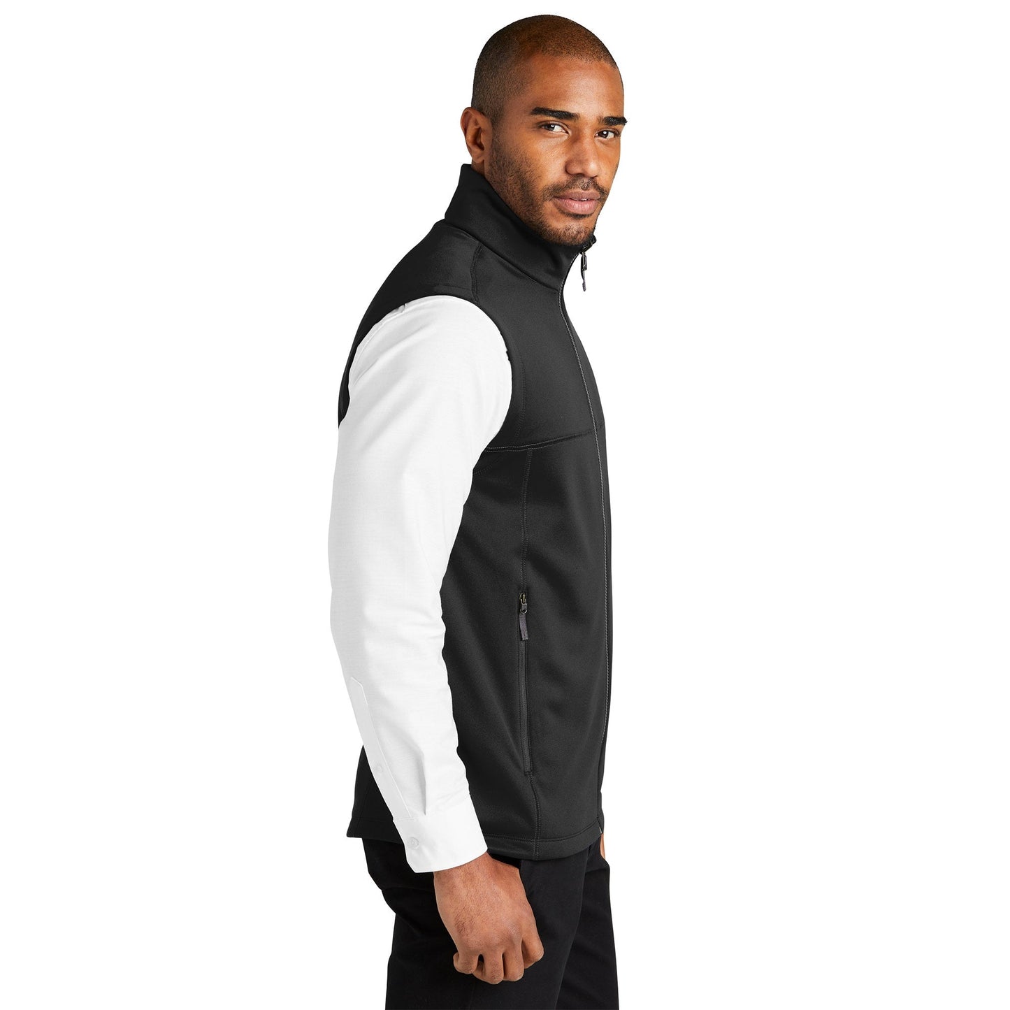 Deep Black Vests - Port Authority - Cozy Fleece