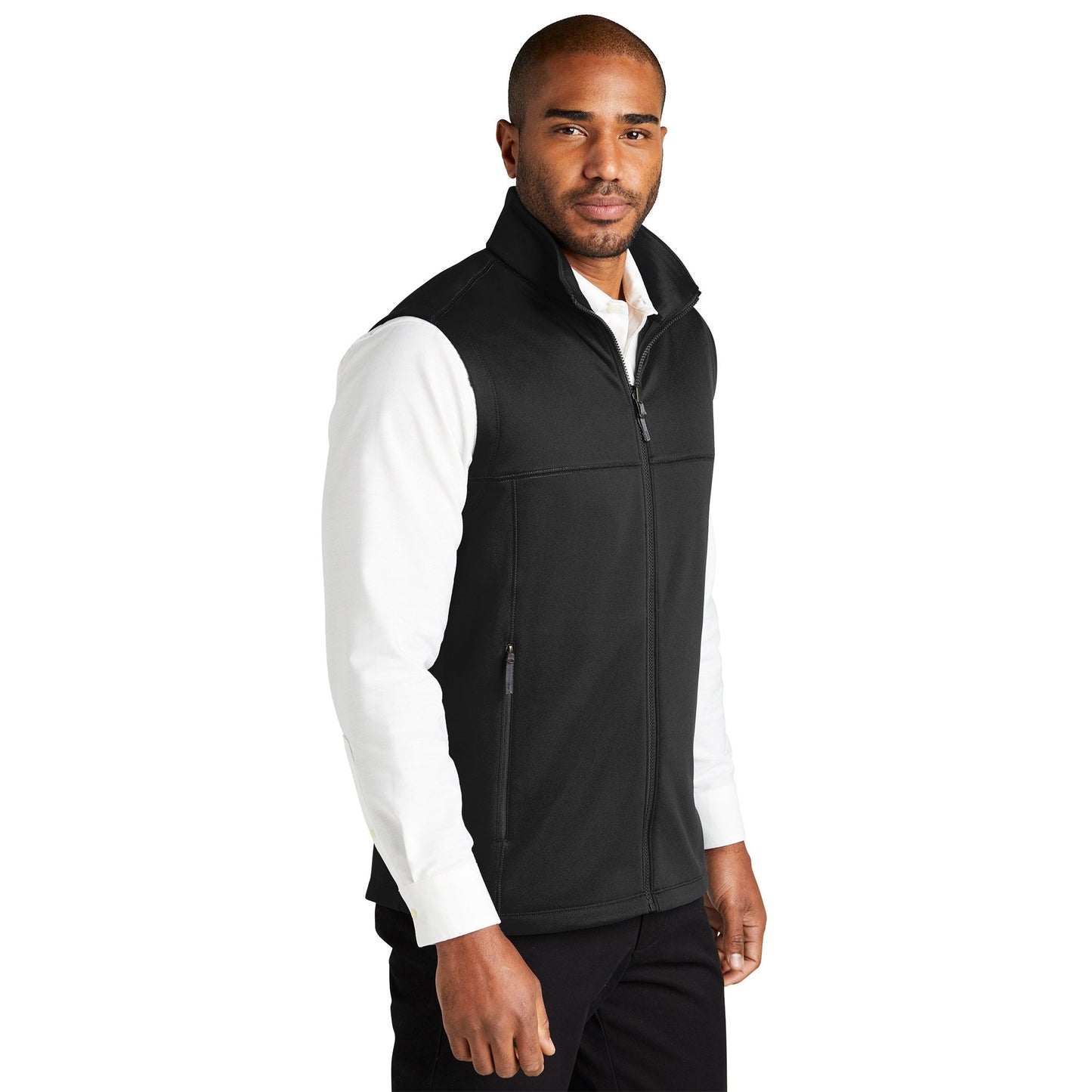 Deep Black Vests - Port Authority - Cozy Fleece