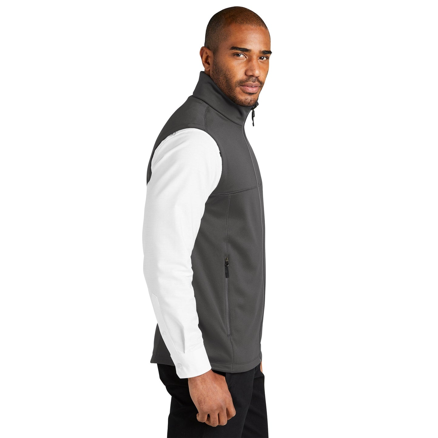 Deep Black Vests - Port Authority - Cozy Fleece