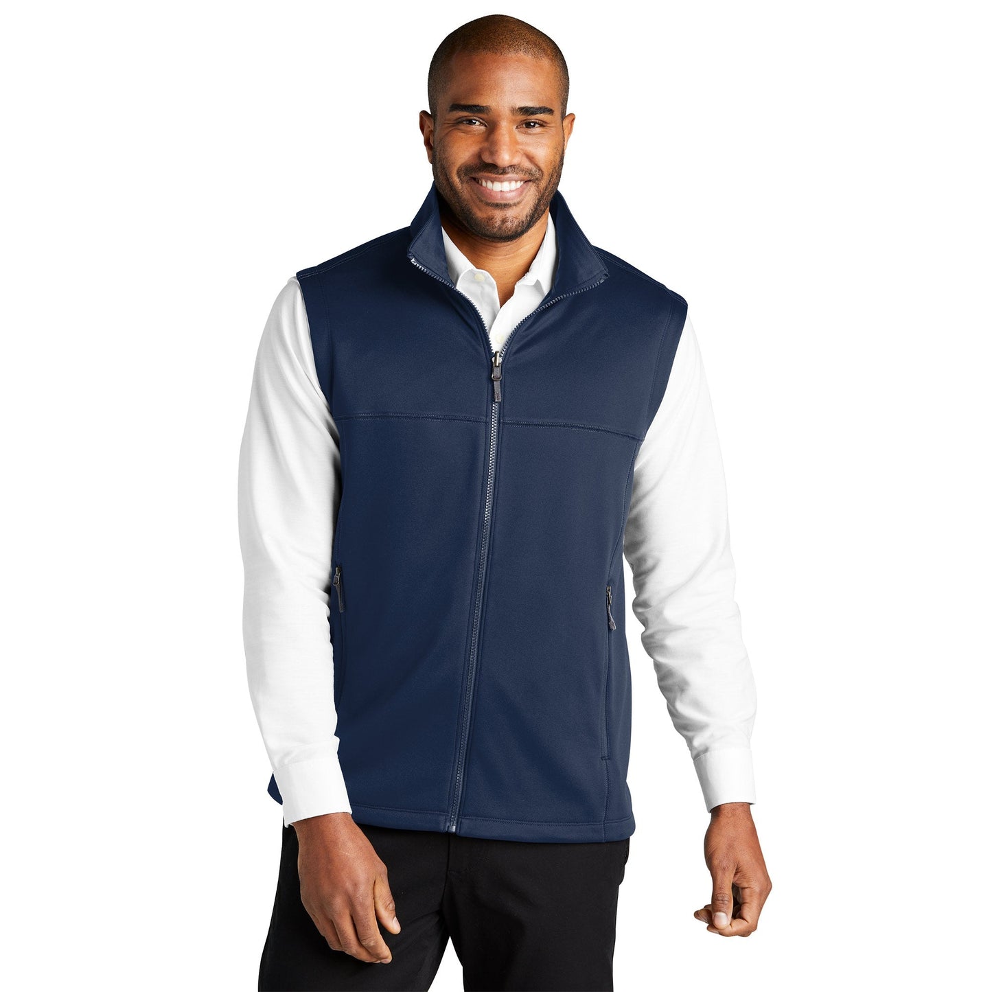 Deep Black Vests - Port Authority - Cozy Fleece