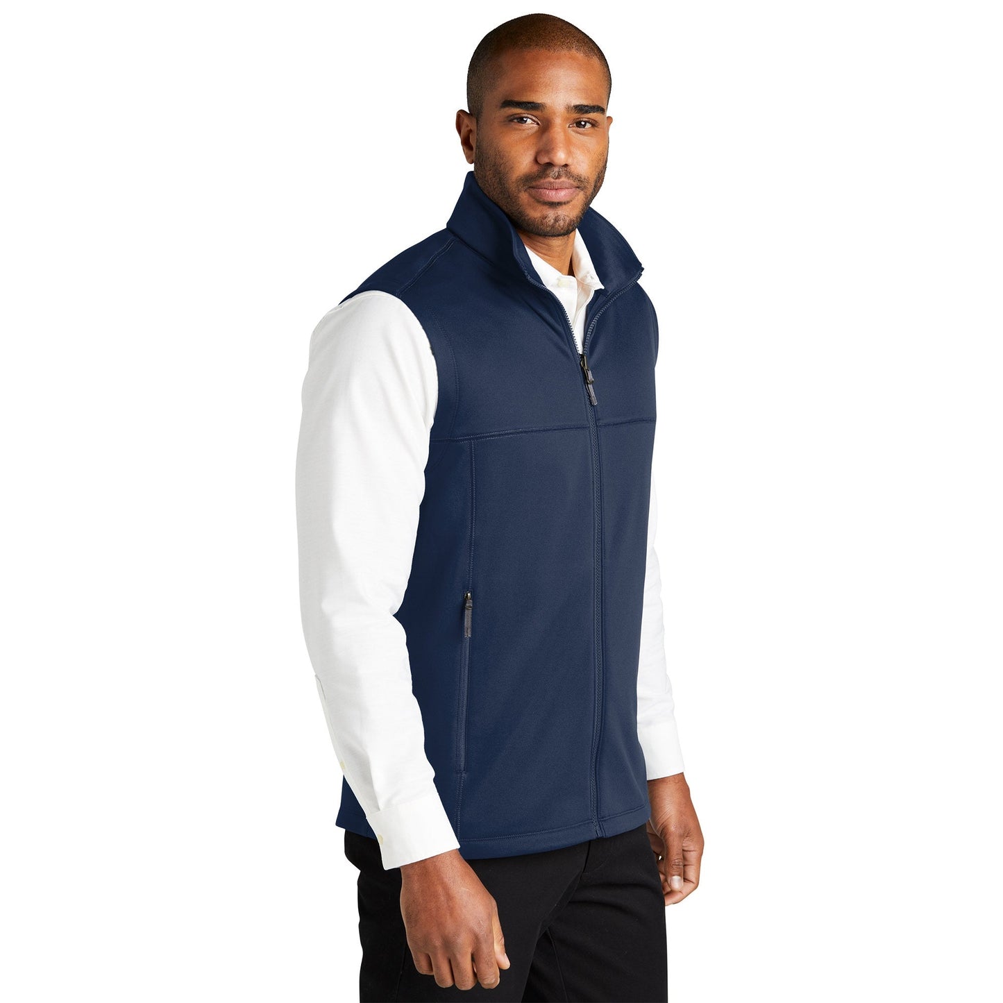 Deep Black Vests - Port Authority - Cozy Fleece
