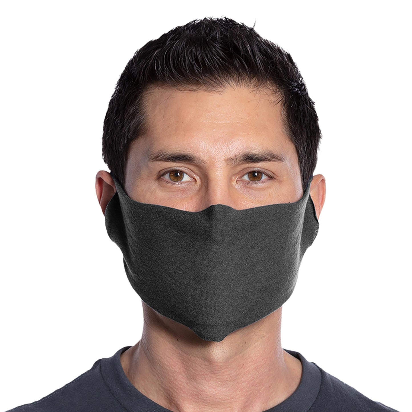 Black Face Masks - Port & Company - Soft Cotton Blend