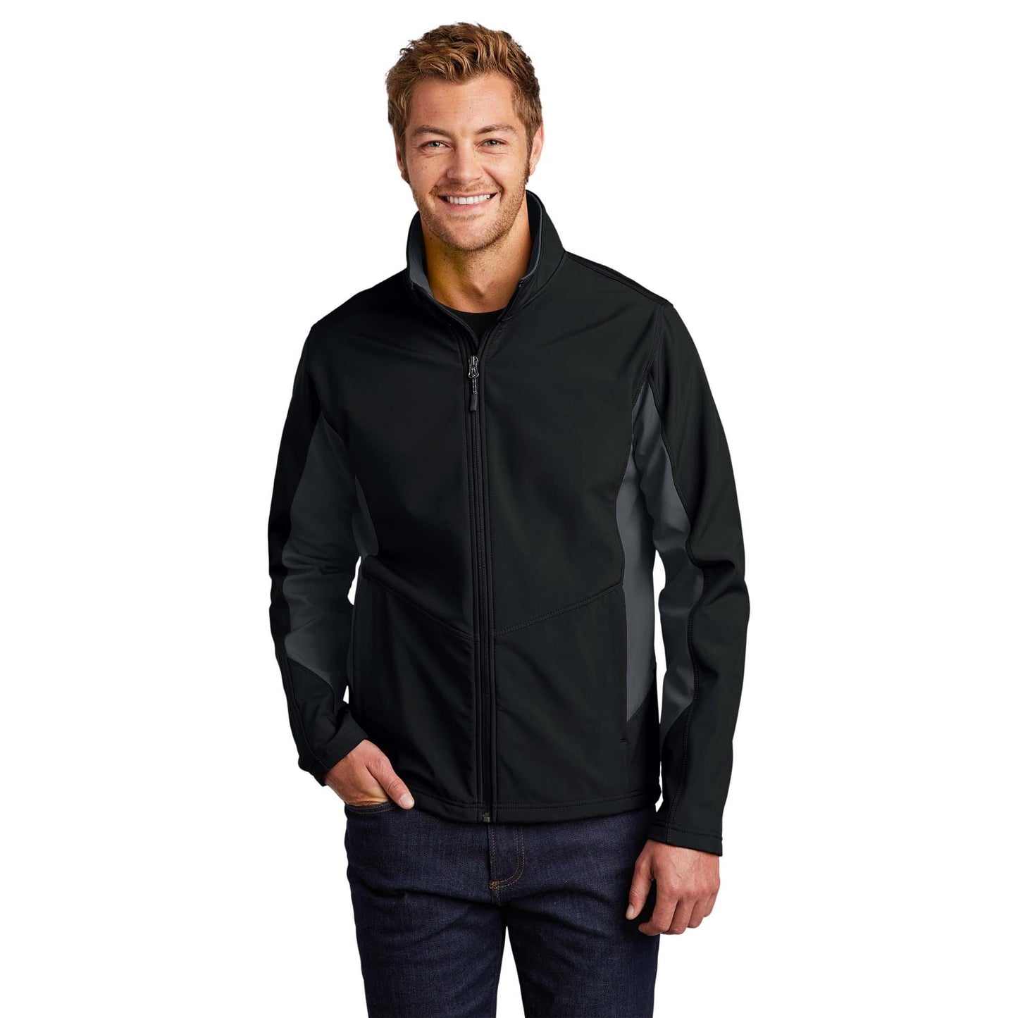 Safety Yellow/Black Jacket - Port Authority - Soft Shell