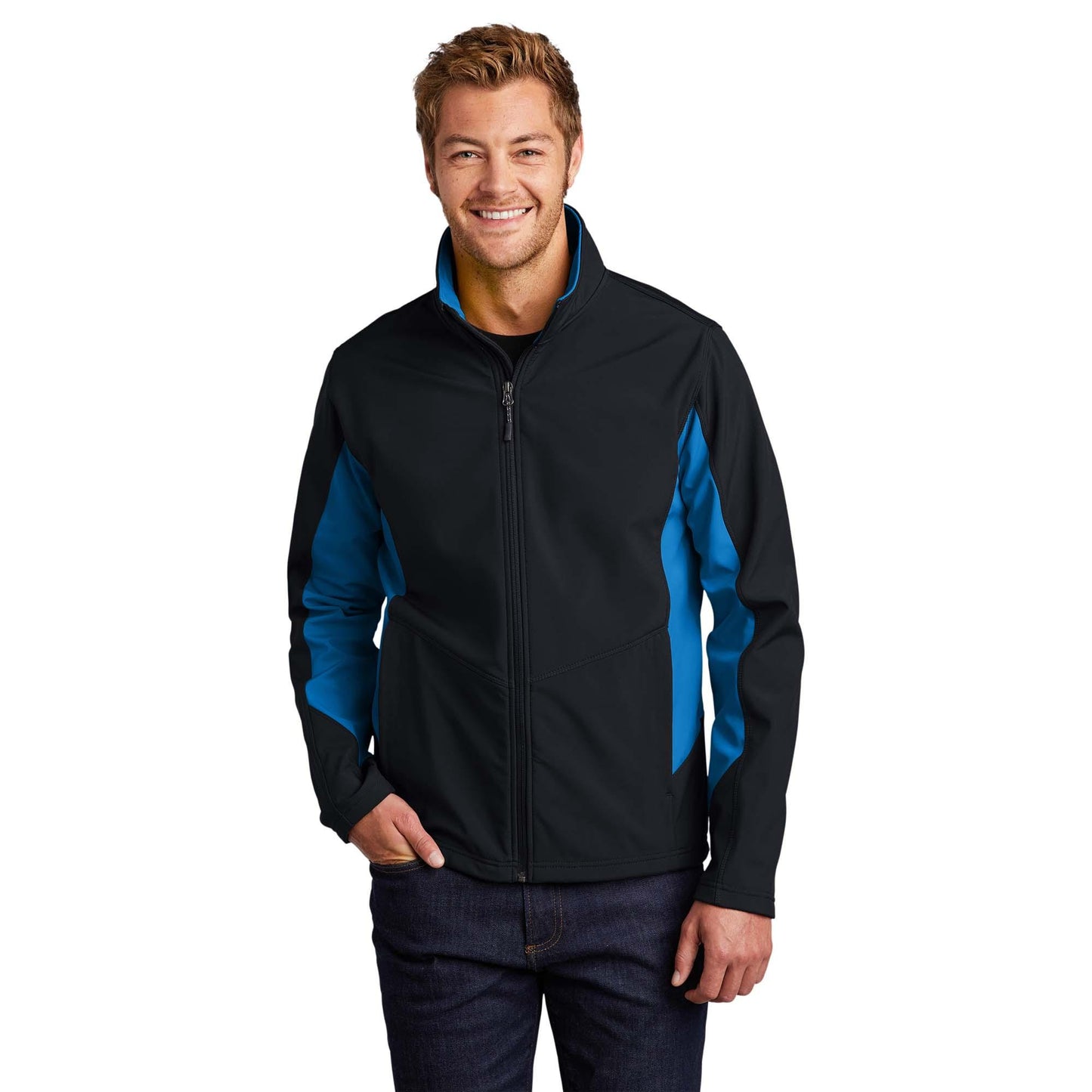 Safety Yellow/Black Jacket - Port Authority - Soft Shell