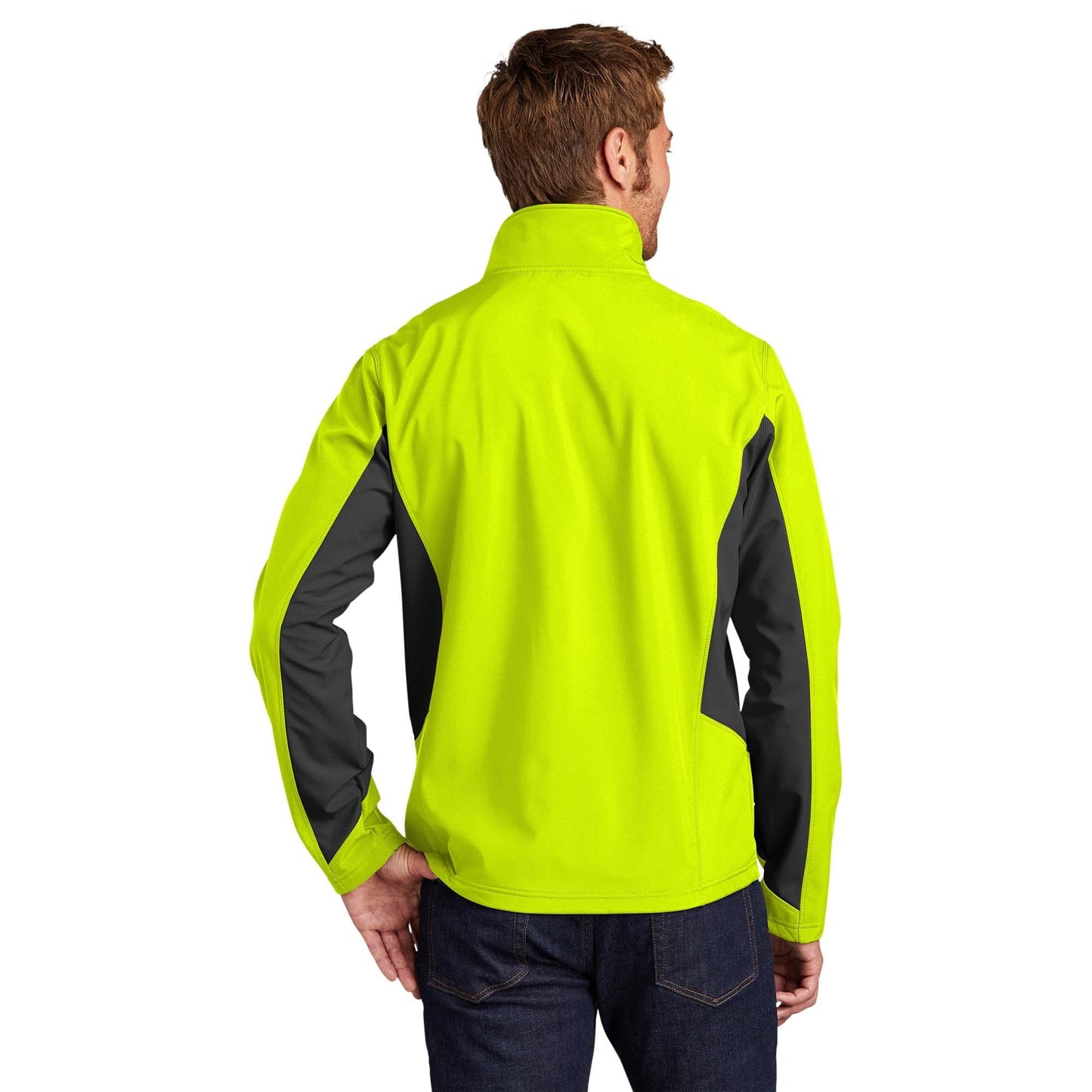 Safety Yellow/Black Jacket - Port Authority - Soft Shell