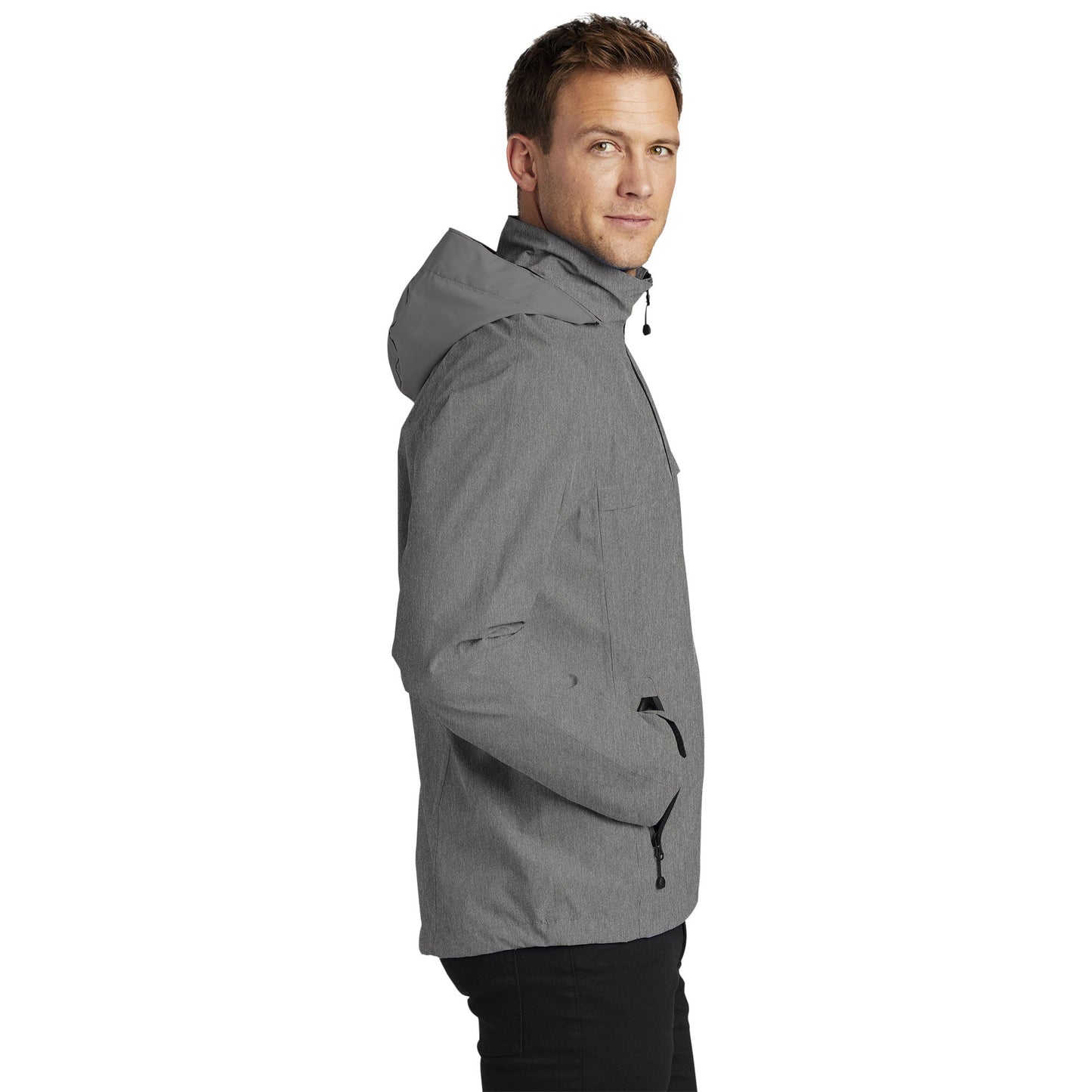 Black Waterproof Jacket - Port Authority - Seam-Sealed Design