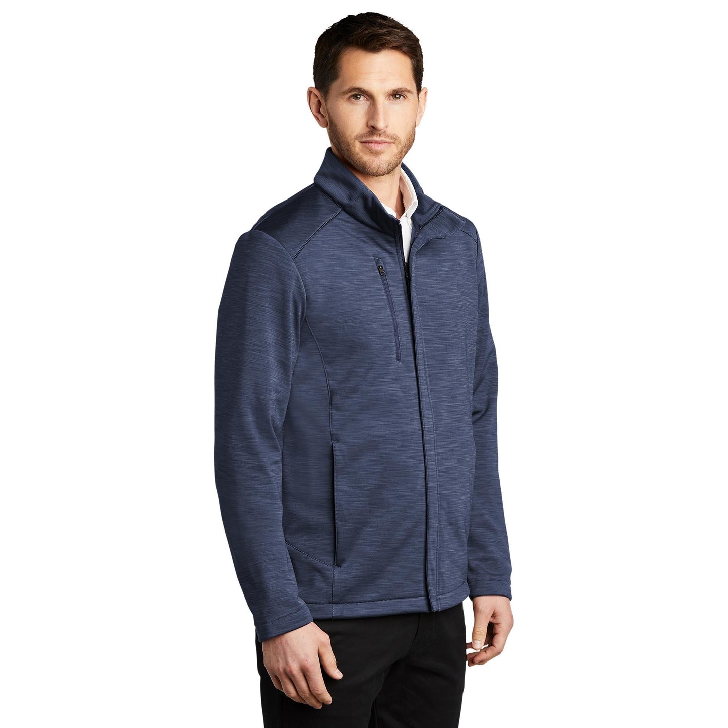 Dress Blue Navy Heather Jacket - Port Authority - Stylish Soft Shell