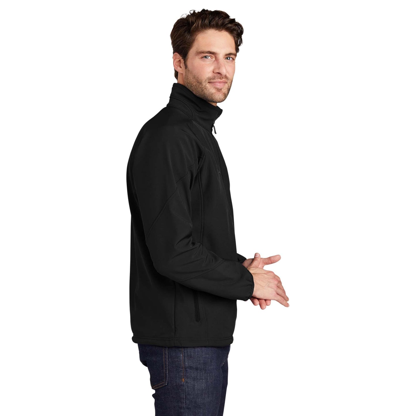Black Soft Shell Jacket - Port Authority - Soft Fabric