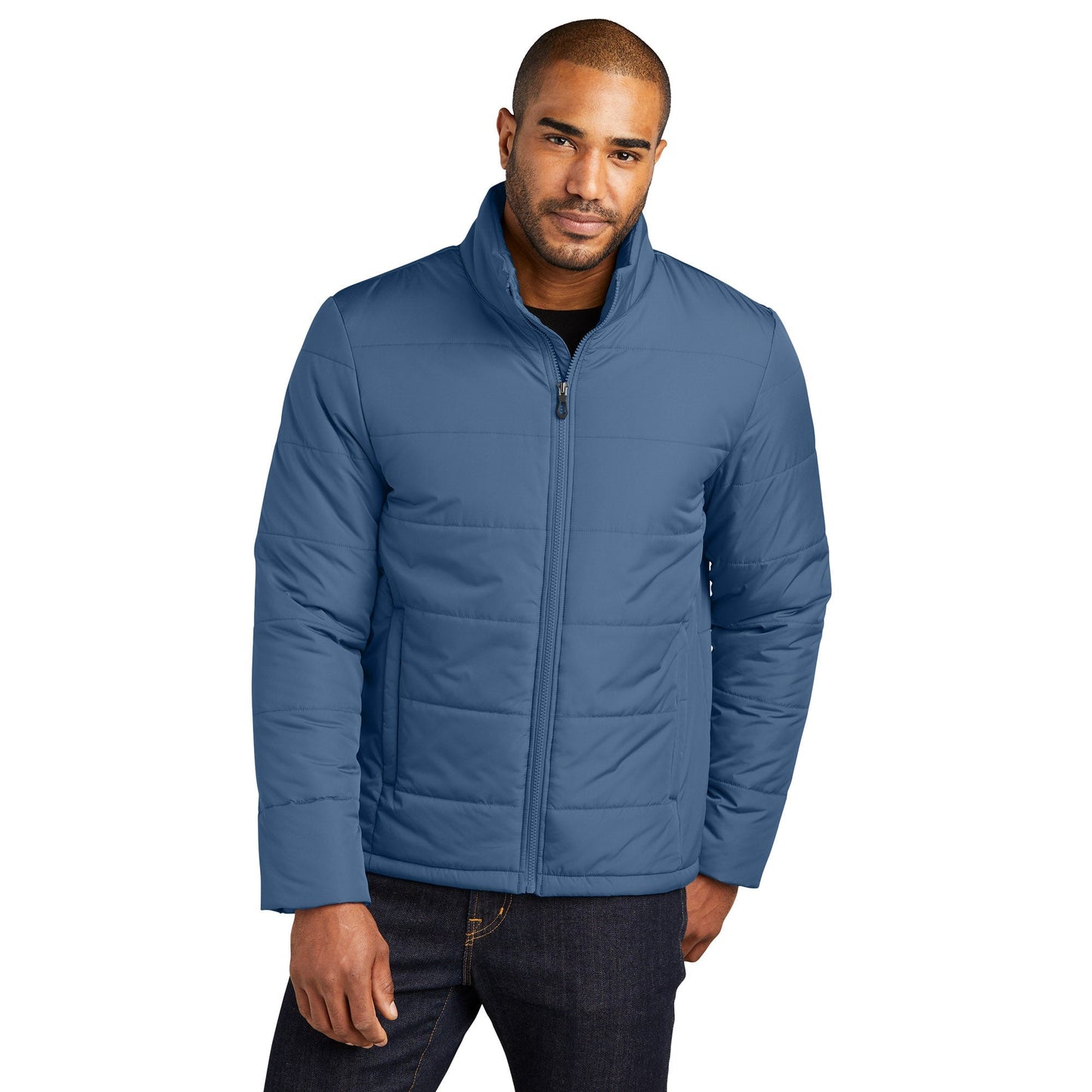 Deep Black Jacket - Port Authority - Water-Resistant