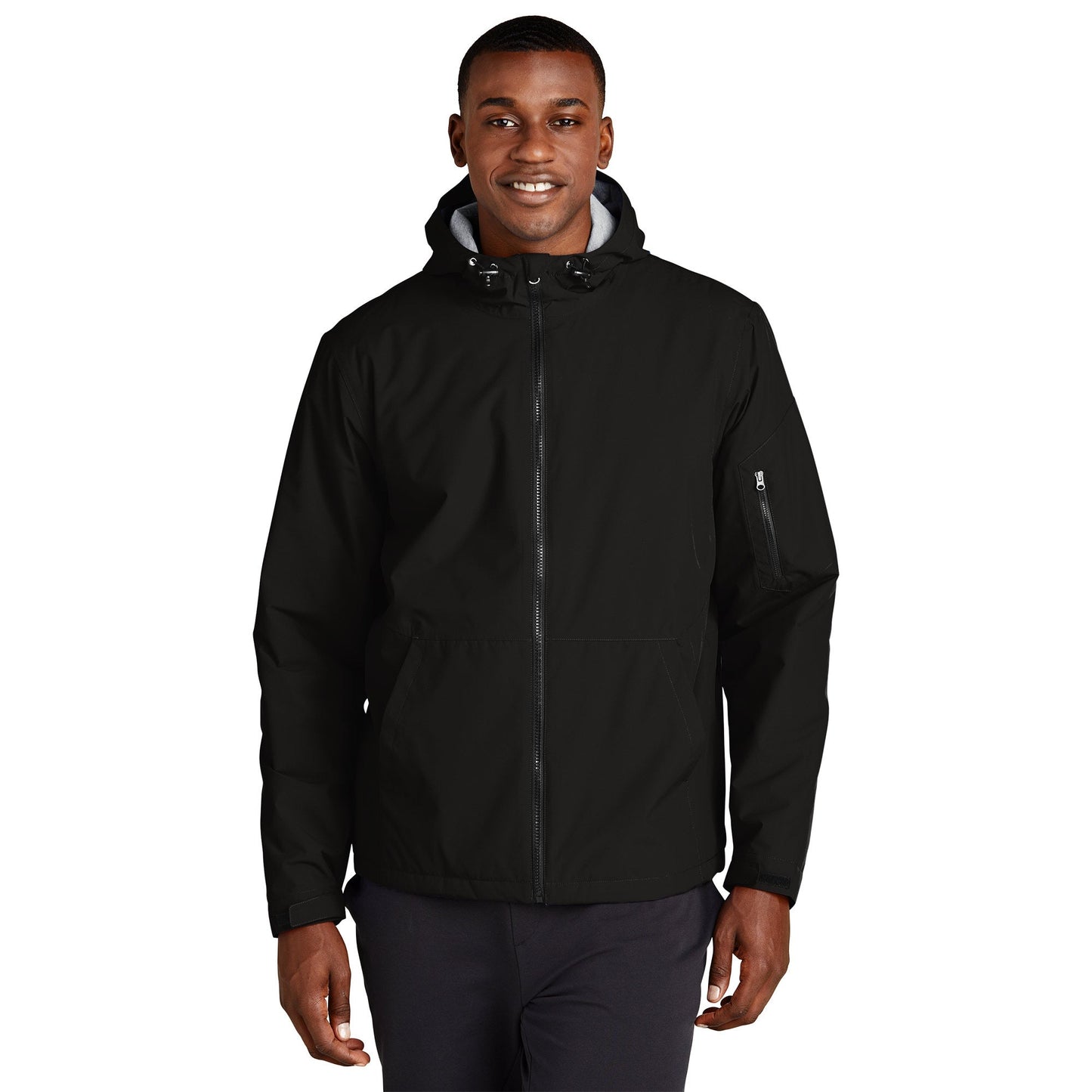 Black Waterproof Jackets - Sport-Tek - Insulated Design