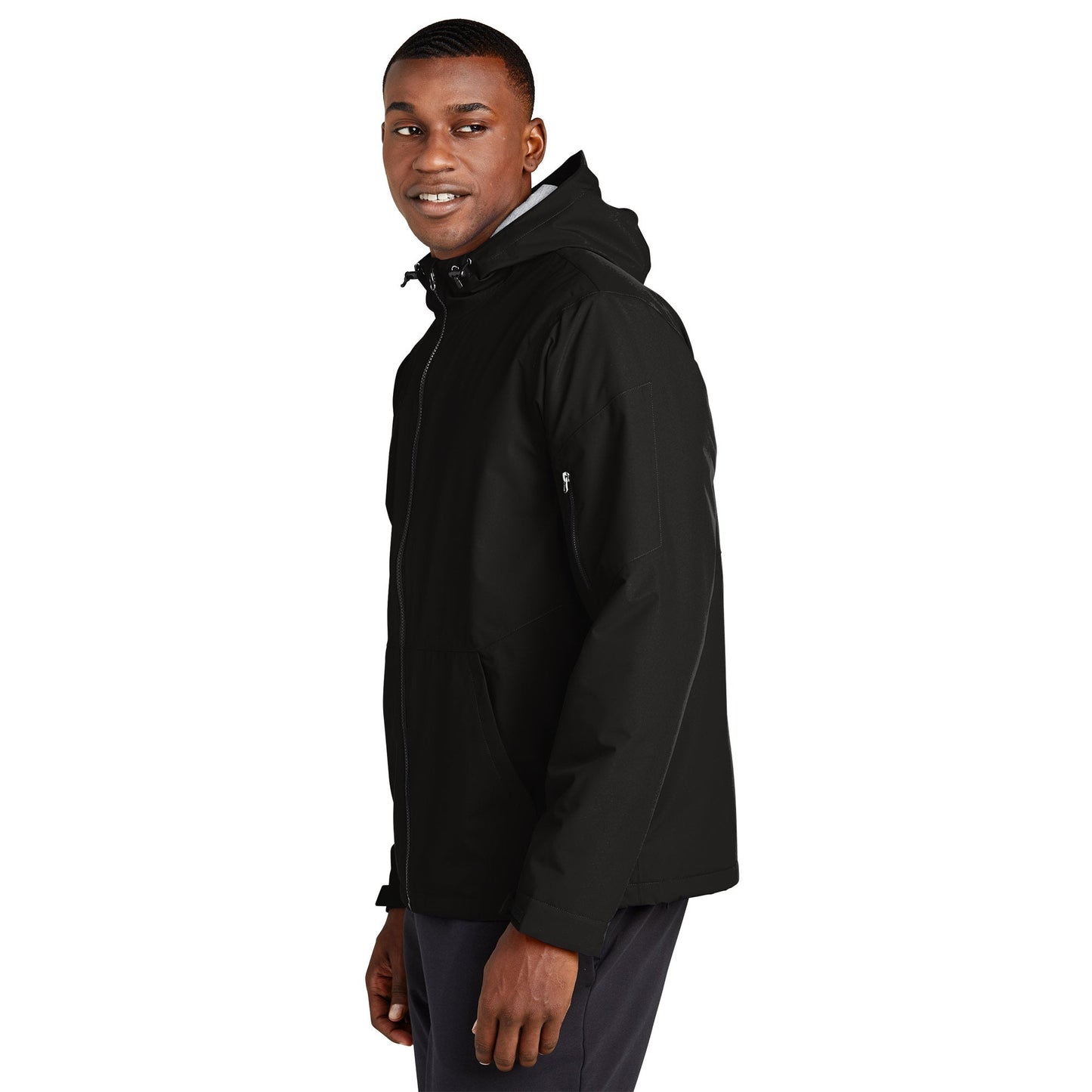 Black Waterproof Jackets - Sport-Tek - Insulated Design